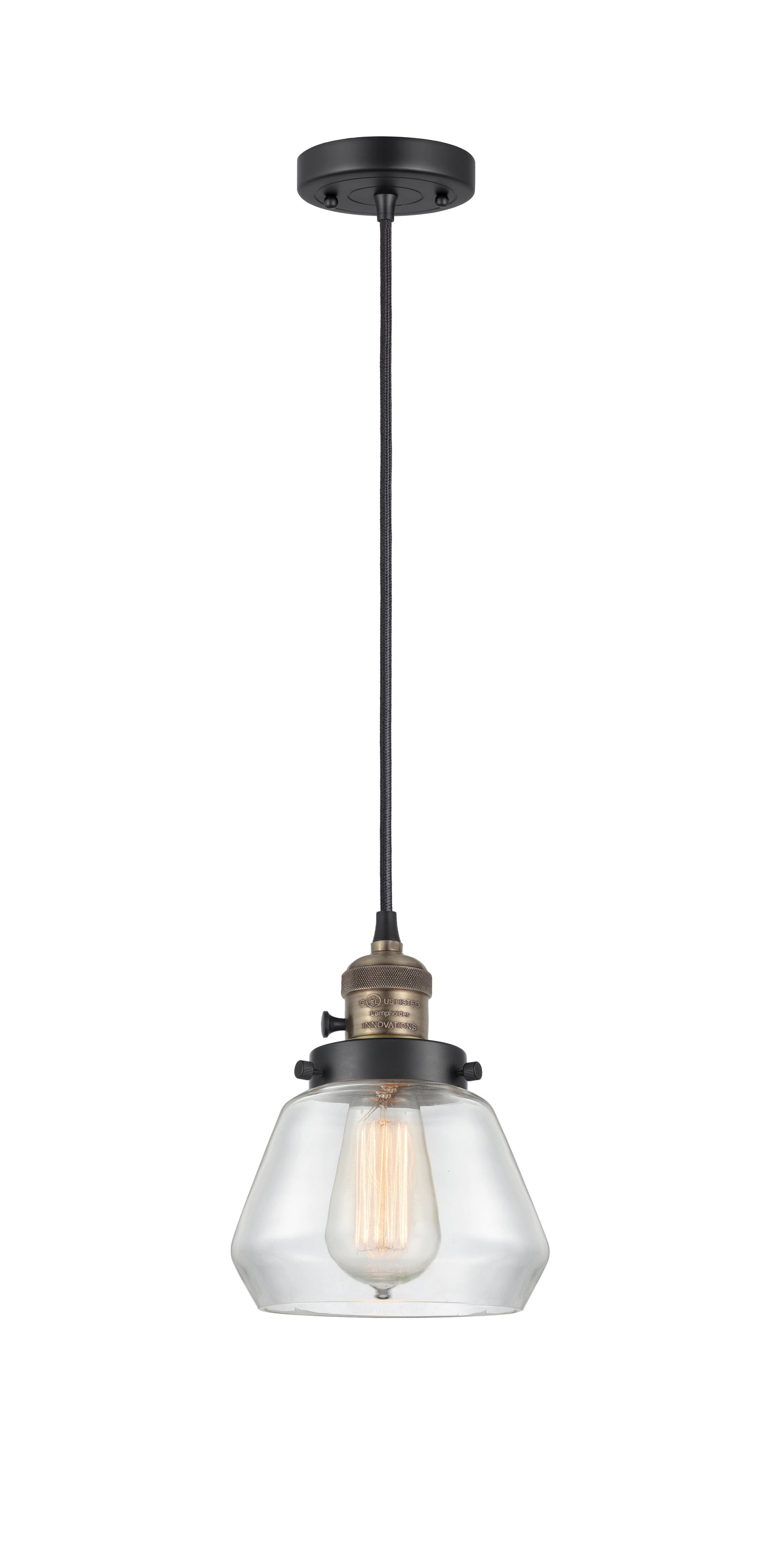 Franklin Restoration Mini Pendant Antique Brass