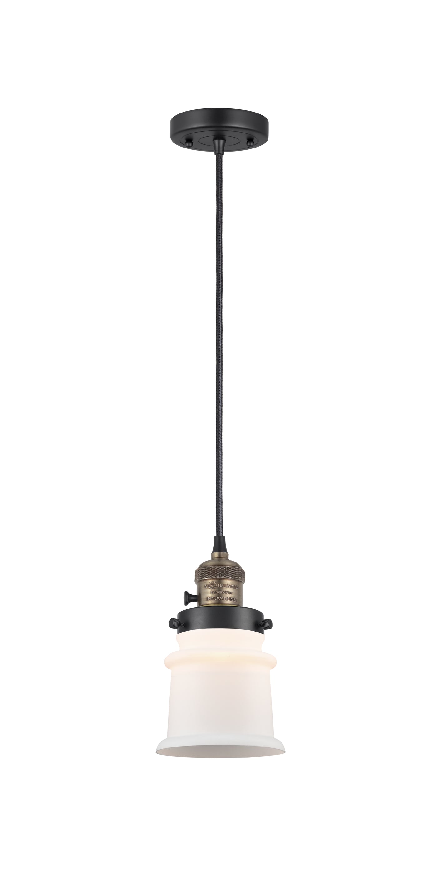 Franklin Restoration Mini Pendant Antique Brass