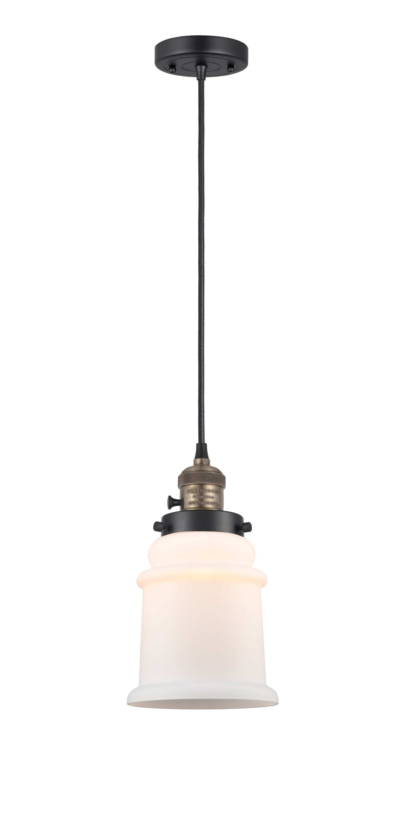 Franklin Restoration Mini Pendant Antique Brass