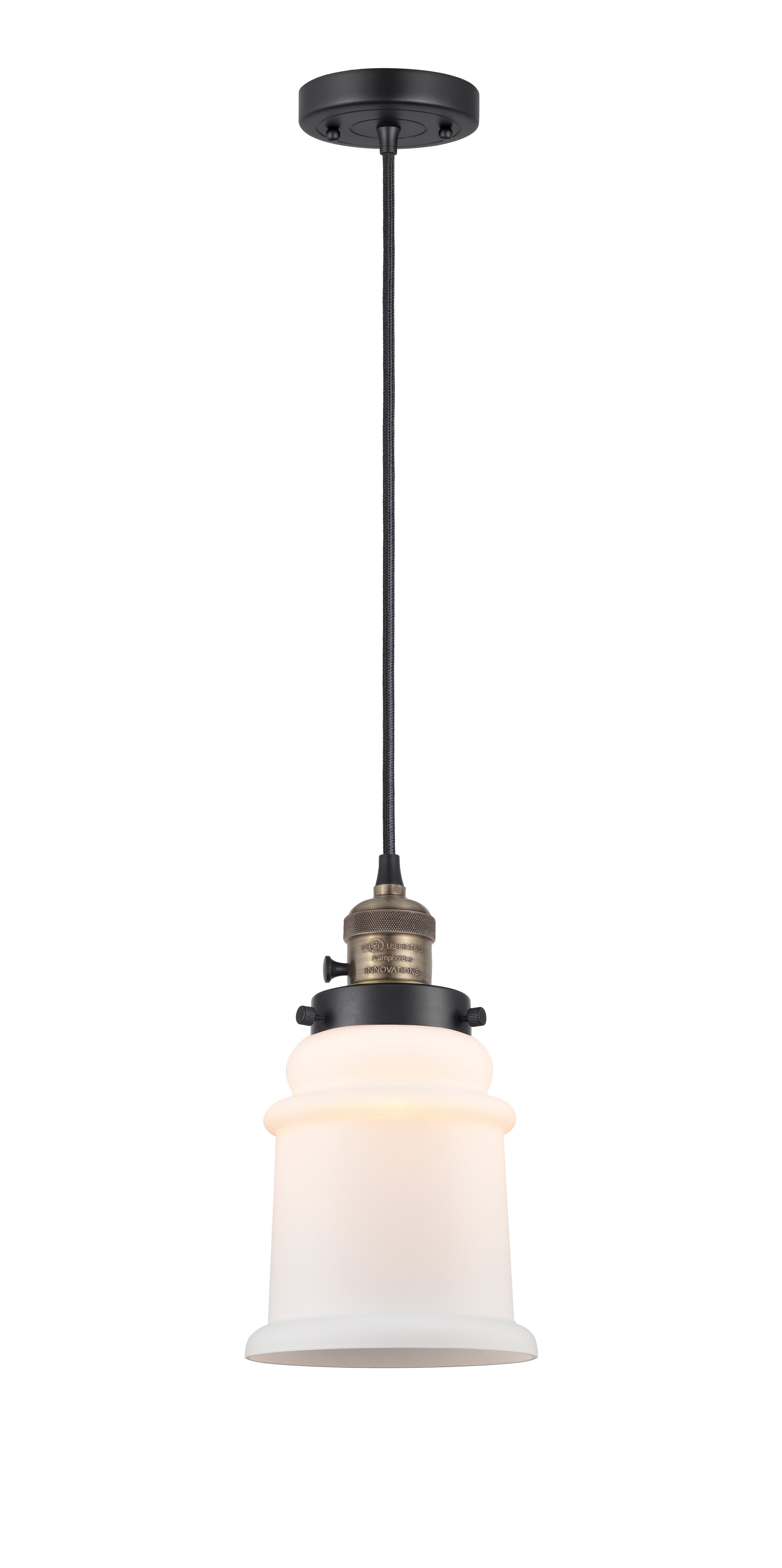 Franklin Restoration Mini Pendant Antique Brass