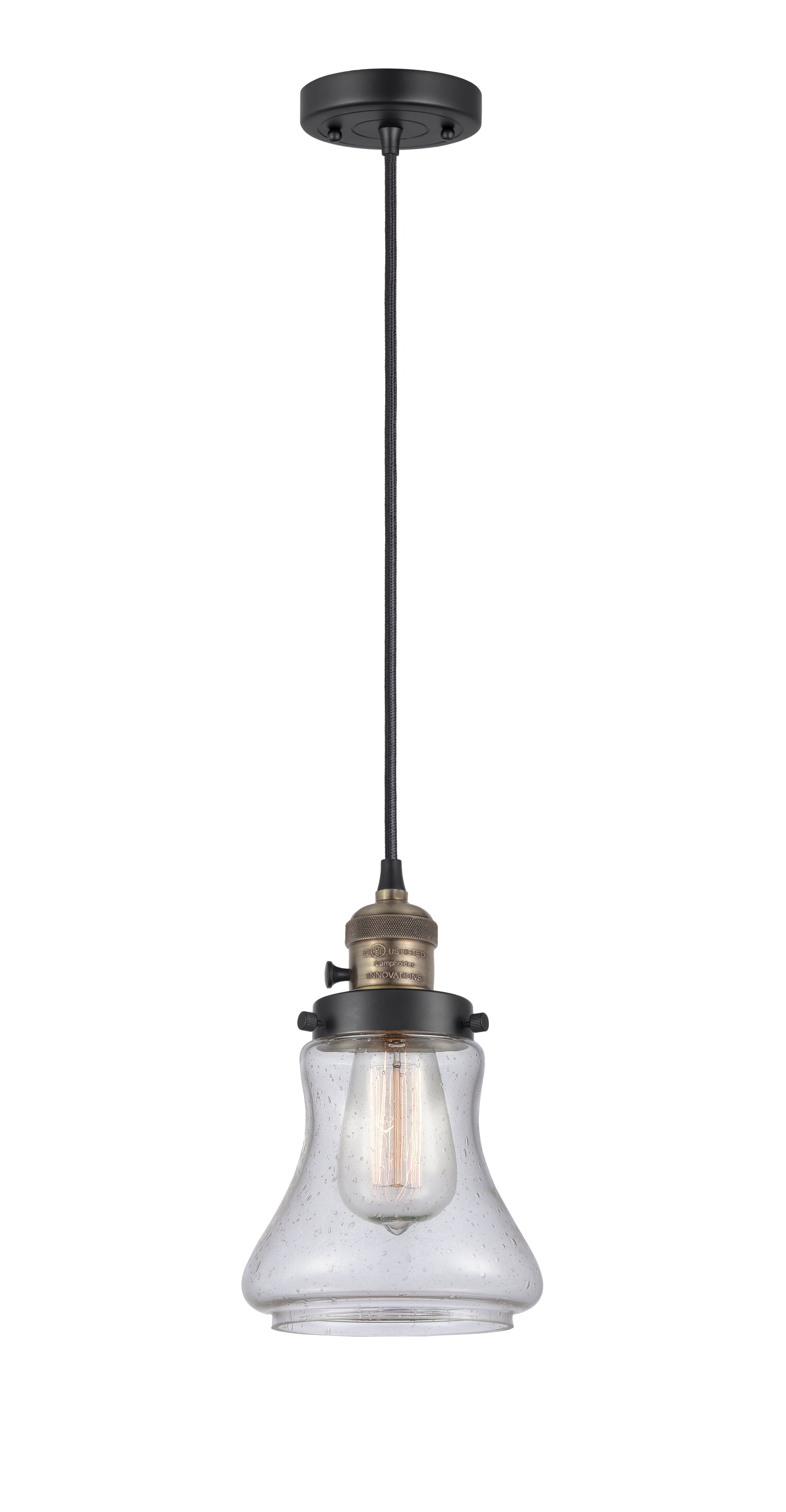 Franklin Restoration Mini Pendant Antique Brass