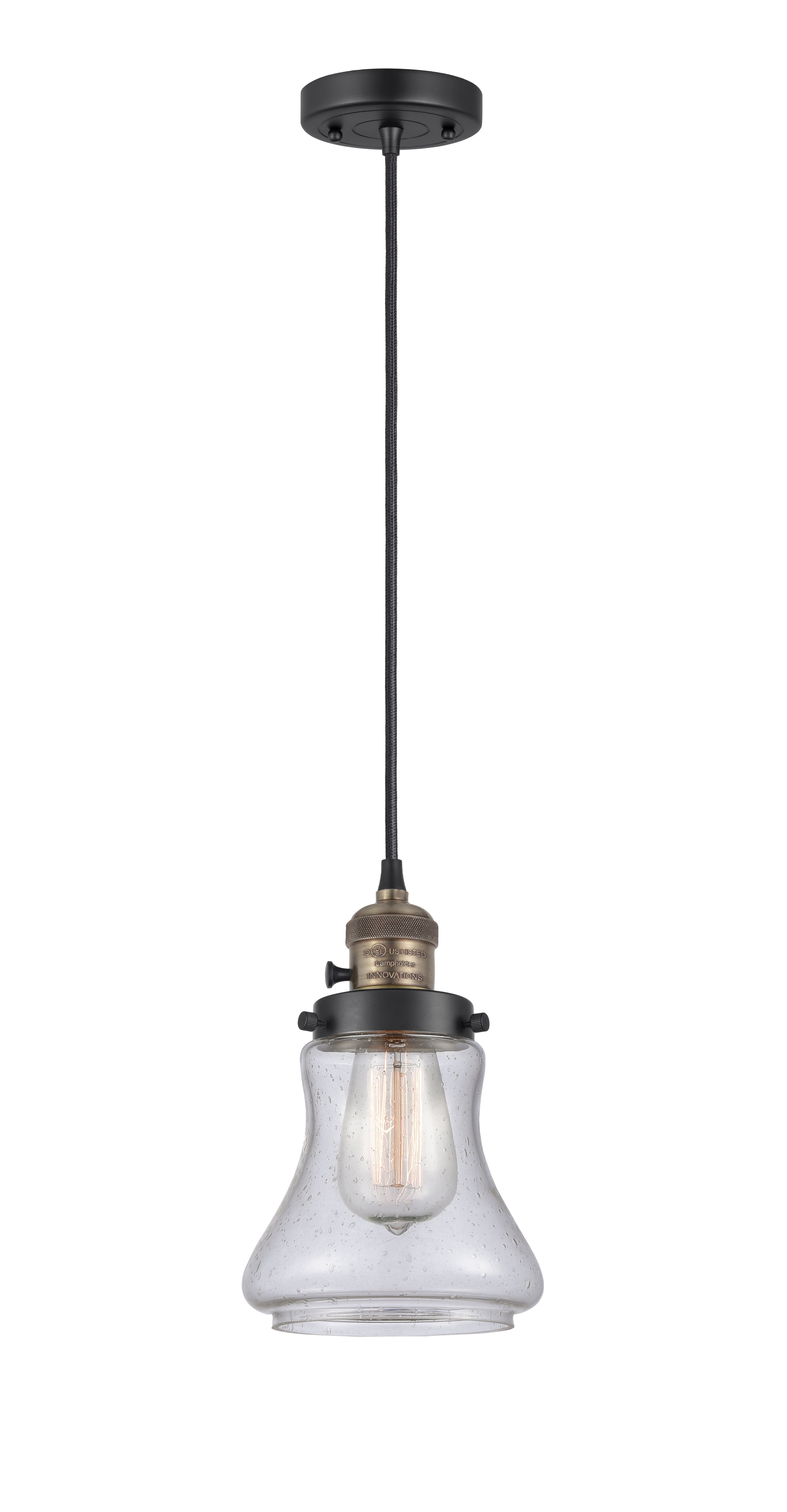Franklin Restoration Mini Pendant Antique Brass