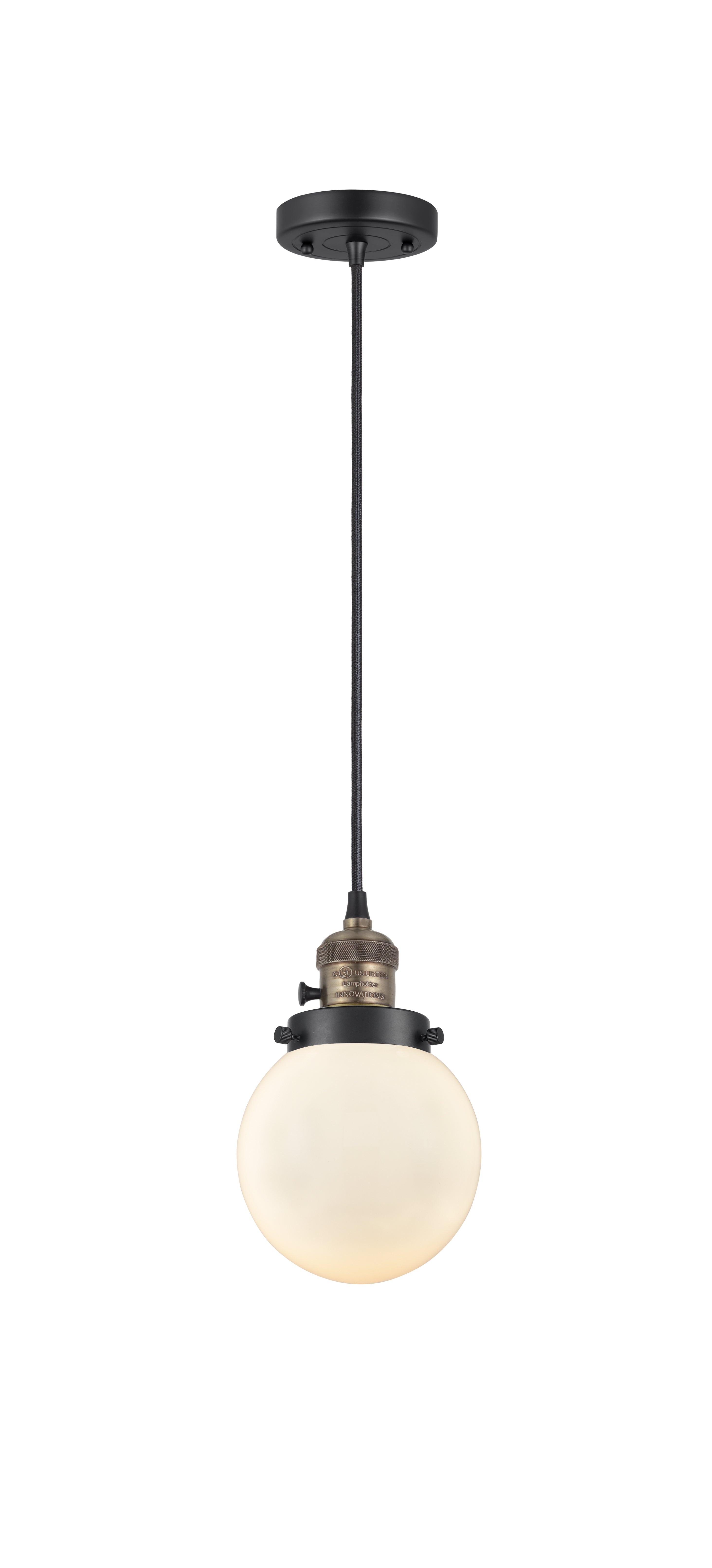 Franklin Restoration Mini Pendant Antique Brass