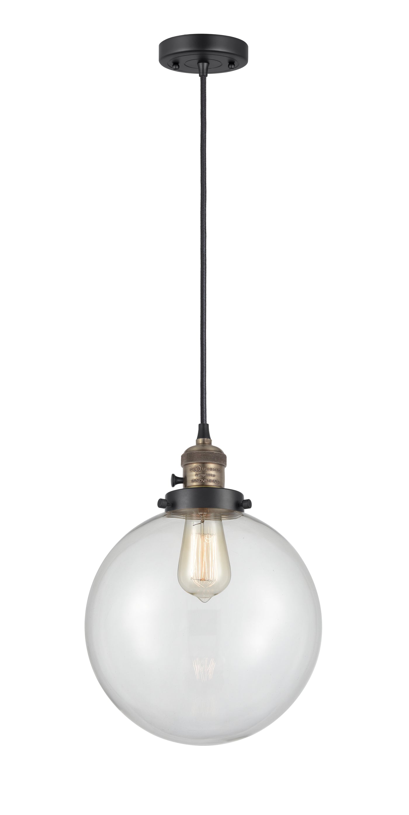 Franklin Restoration Mini Pendant Cast Brass