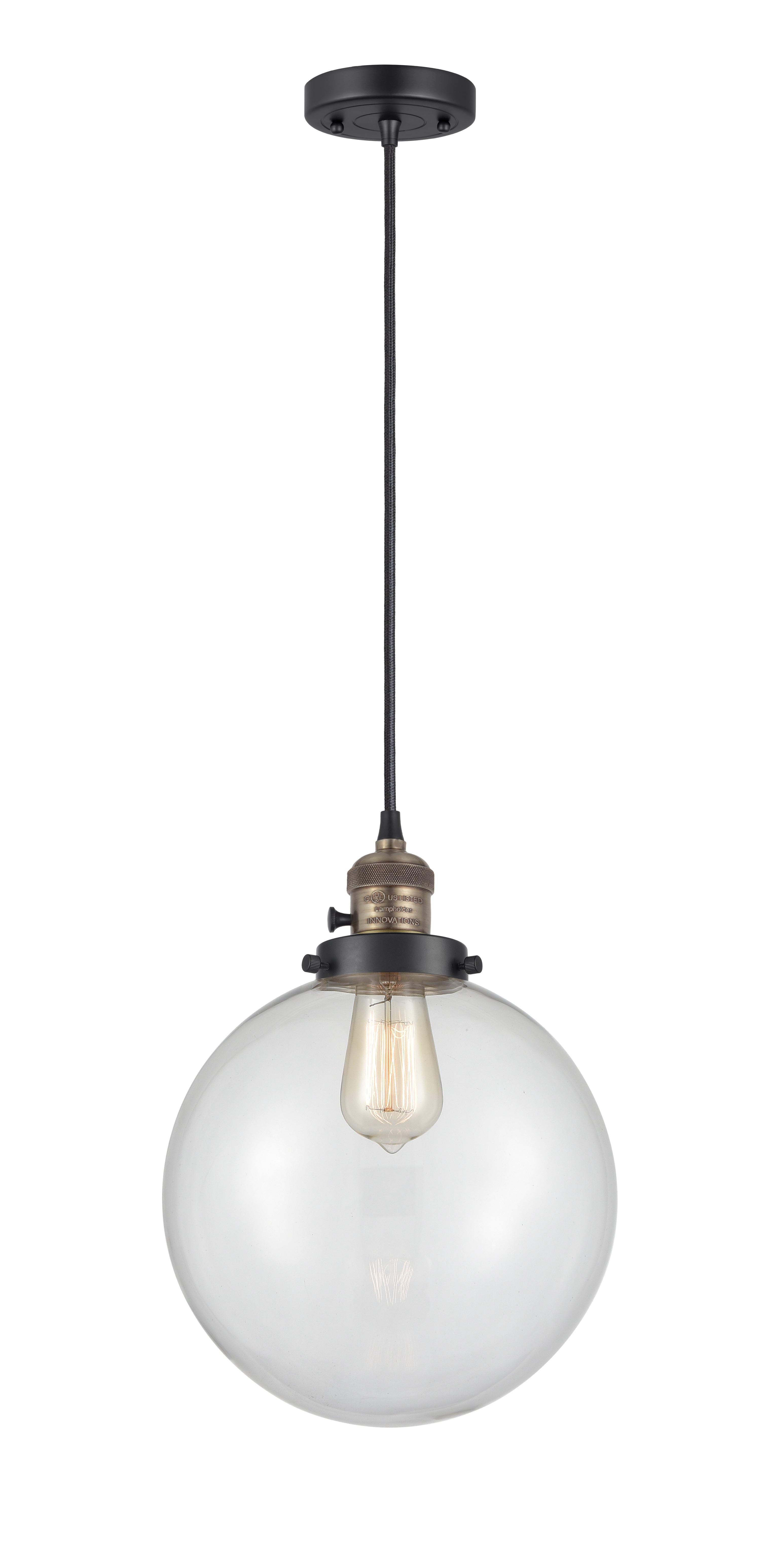 Franklin Restoration Mini Pendant Cast Brass