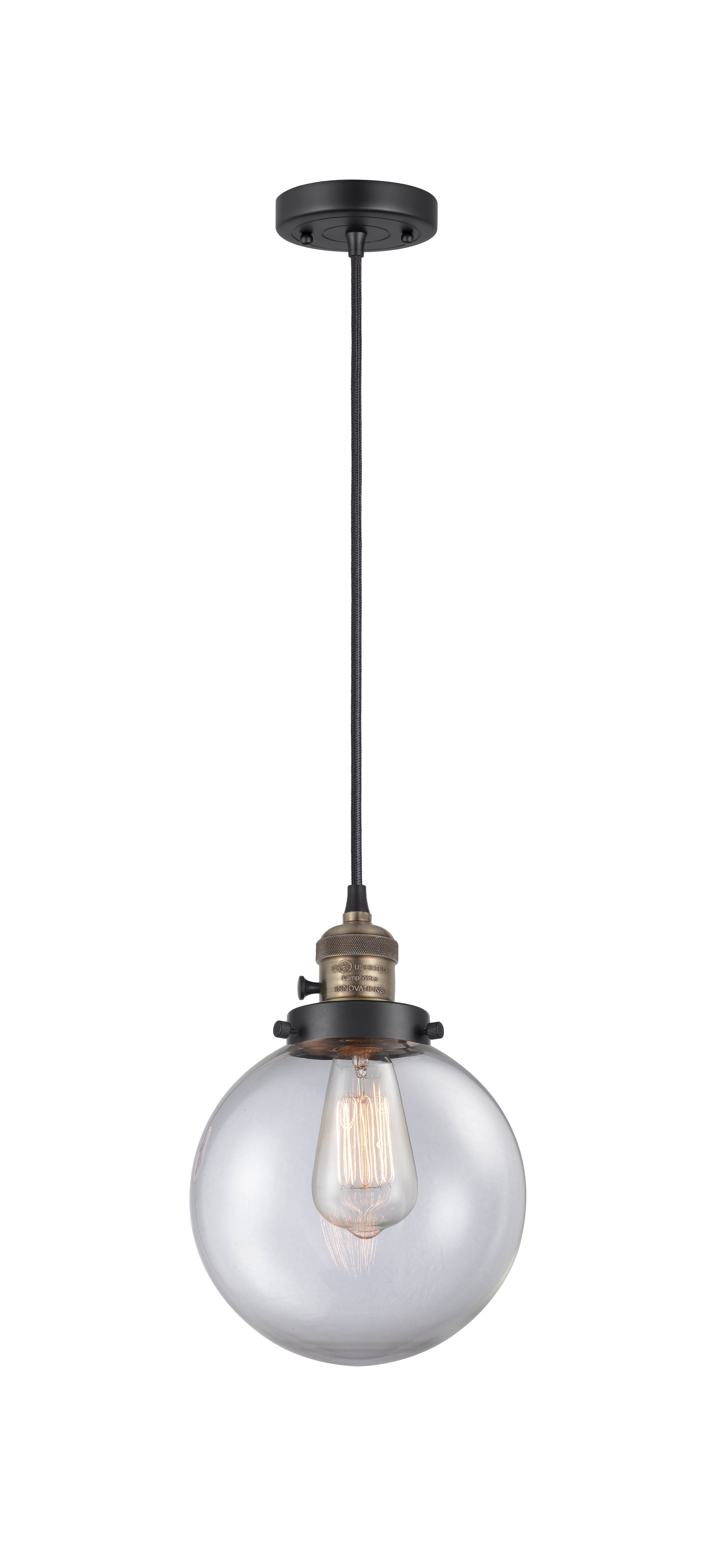 Franklin Restoration Mini Pendant Antique Brass