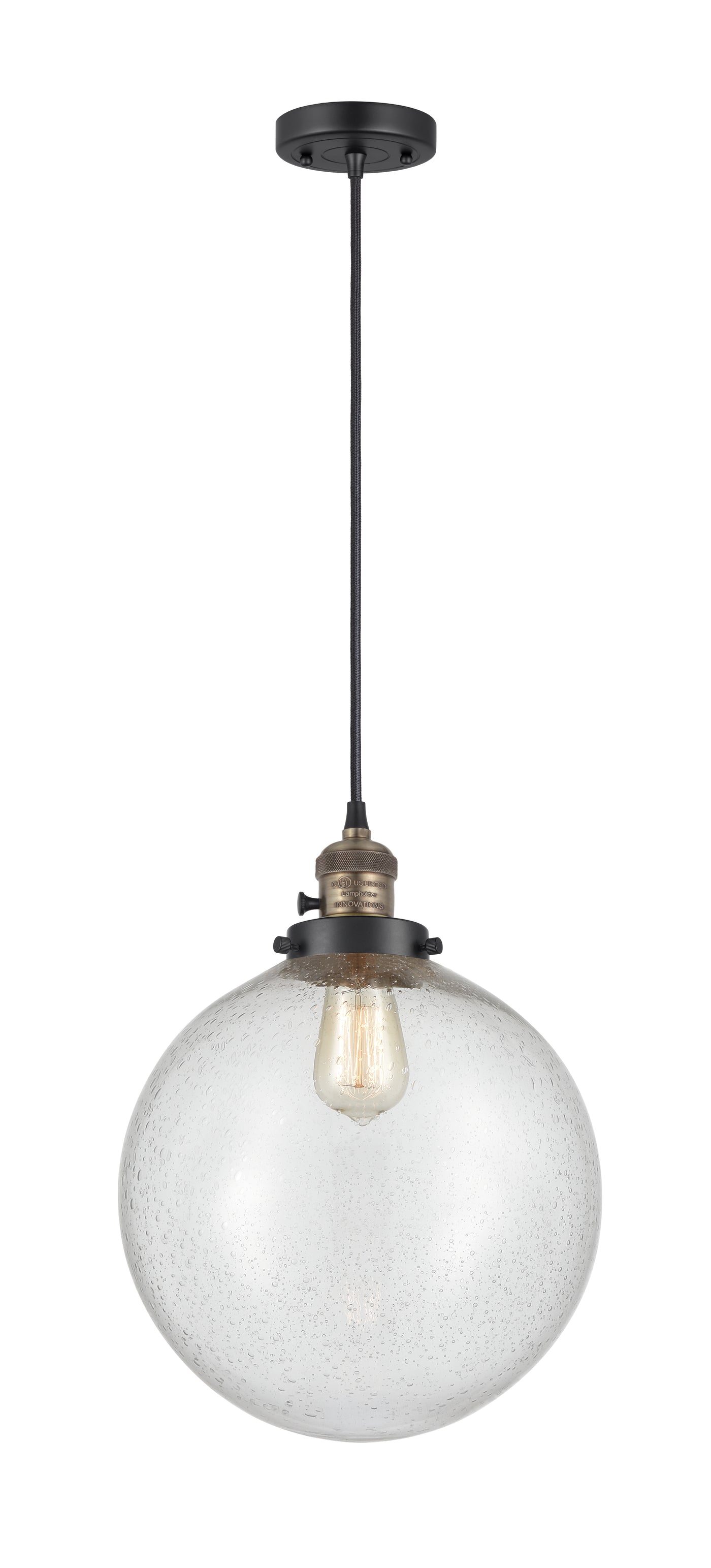 Franklin Restoration Mini Pendant Antique Brass
