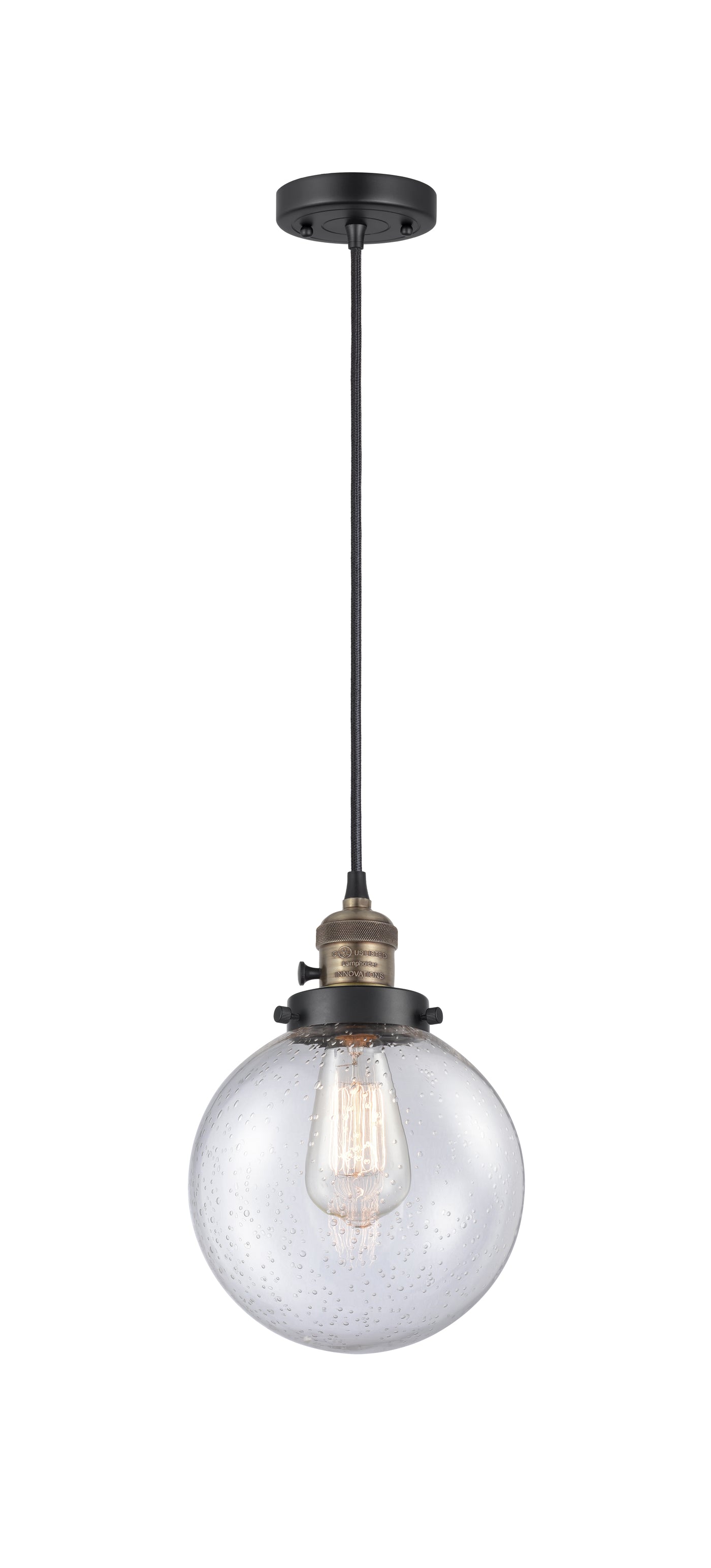 Franklin Restoration Mini Pendant Antique Brass