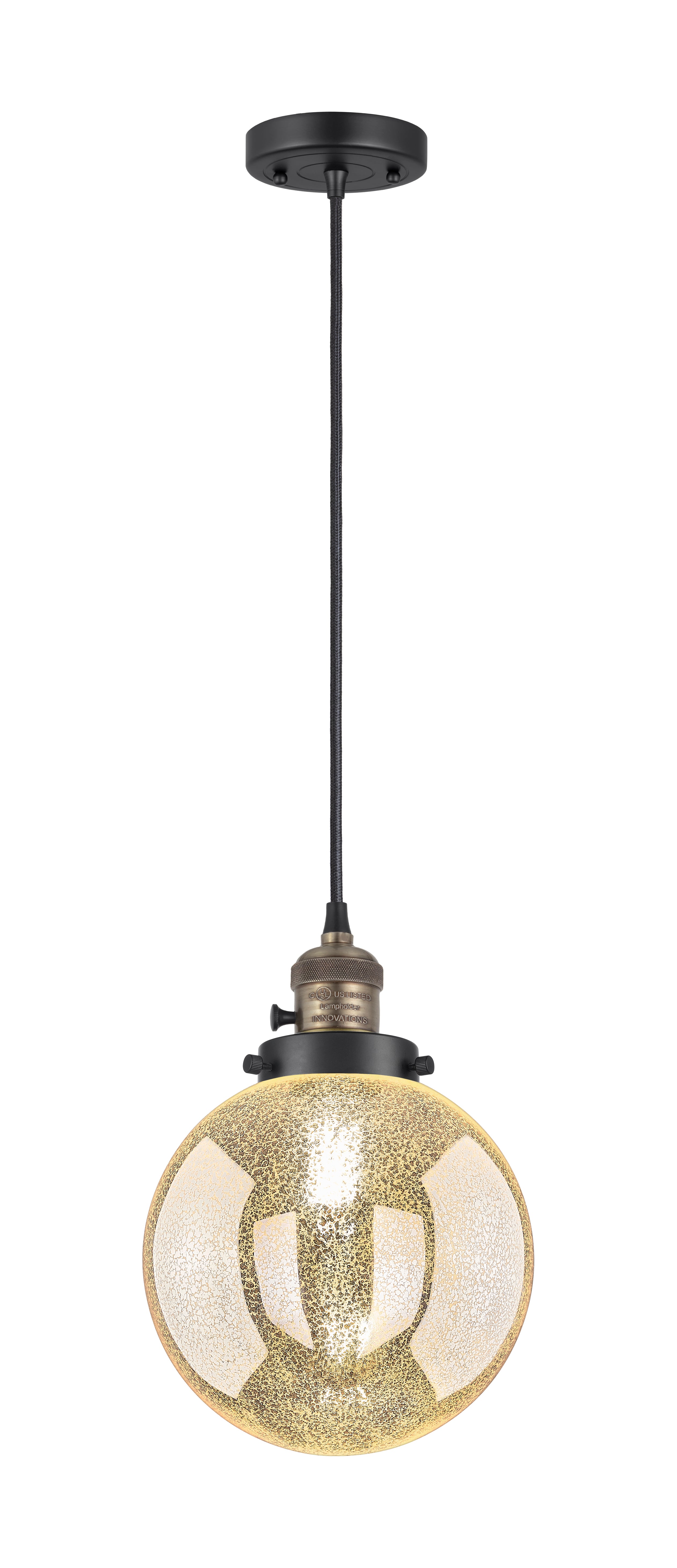 Franklin Restoration Mini Pendant Antique Brass