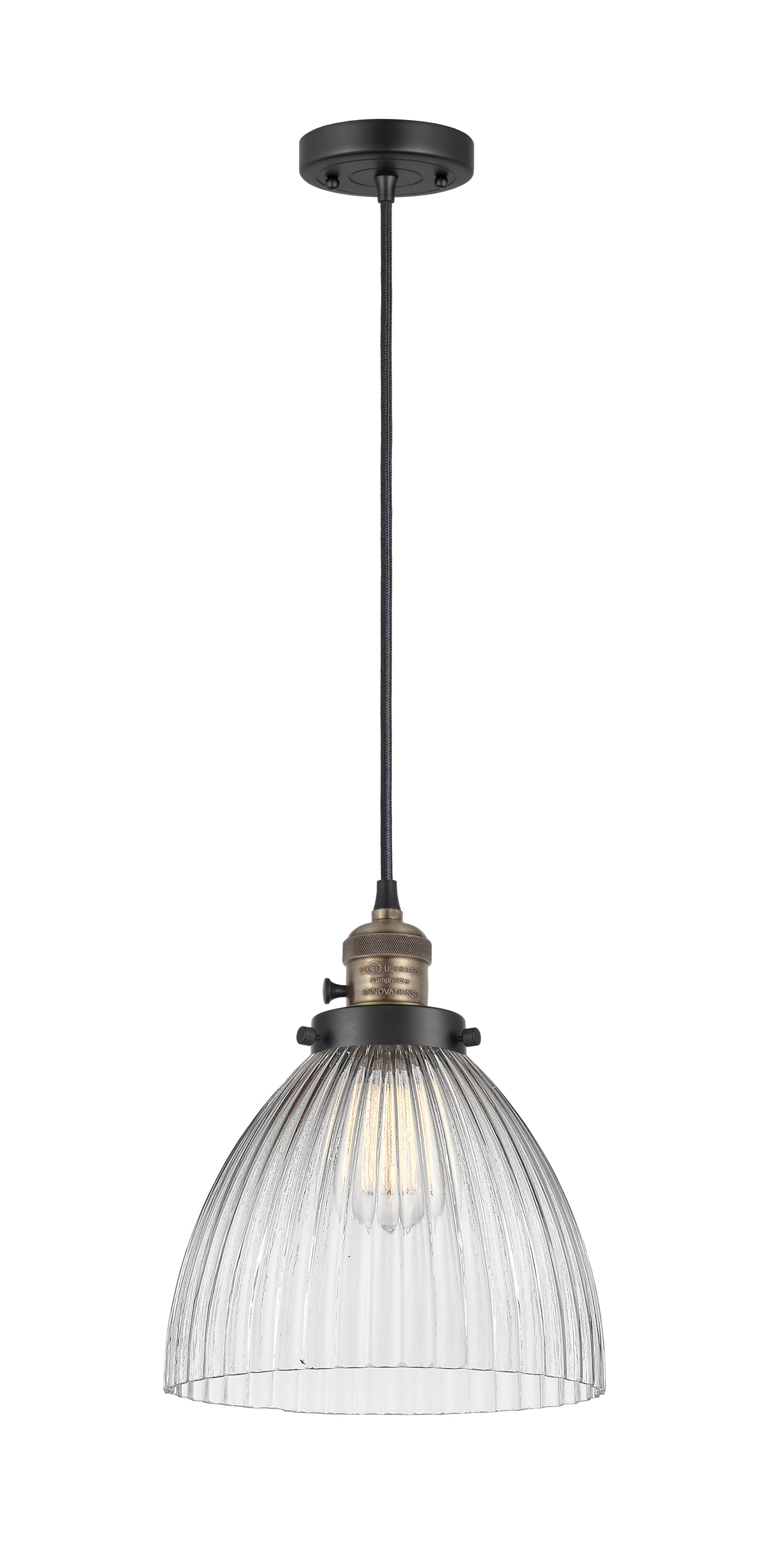 Franklin Restoration Mini Pendant Antique Brass