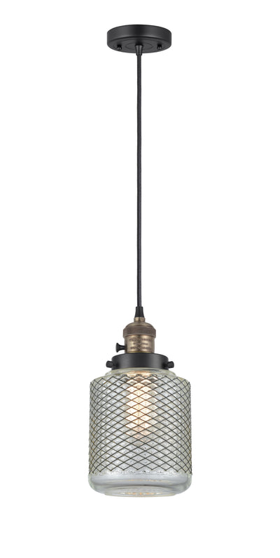 Franklin Restoration Mini Pendant Antique Brass
