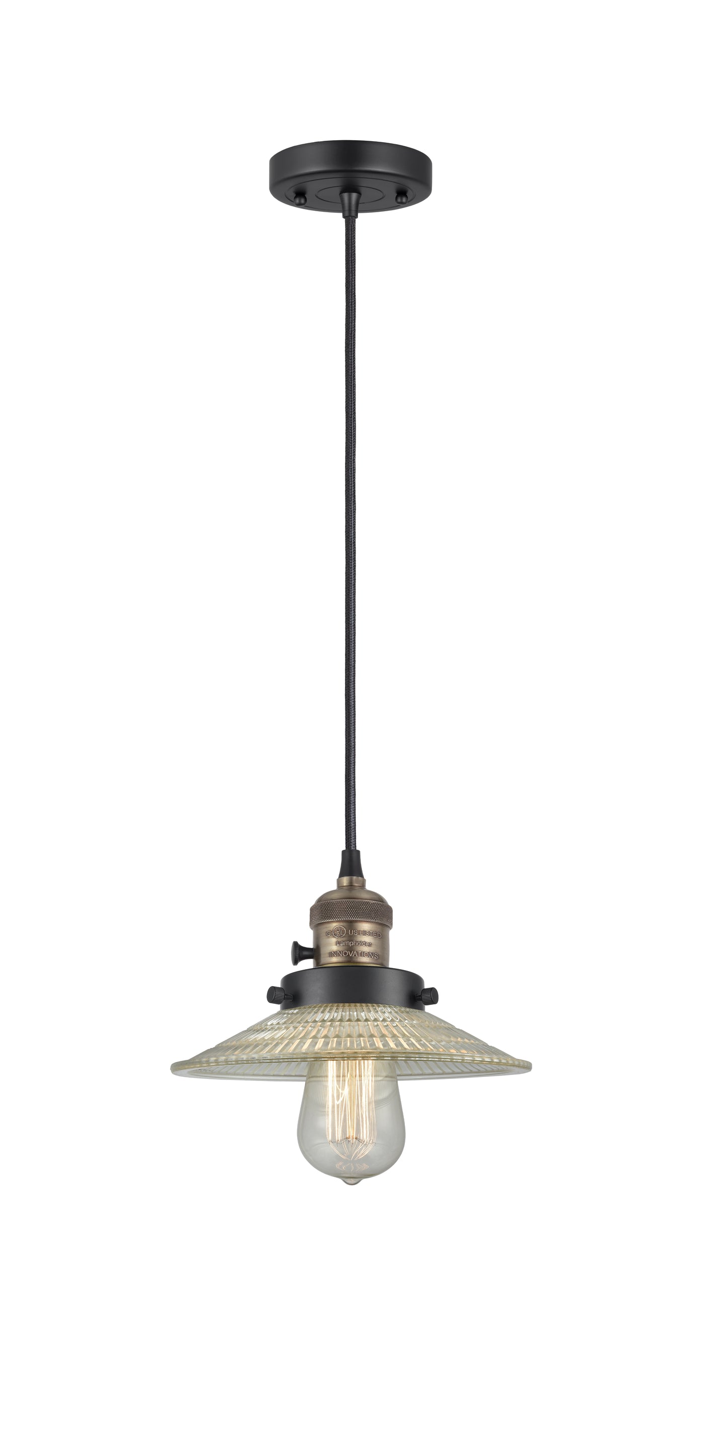 Franklin Restoration Mini Pendant Antique Brass