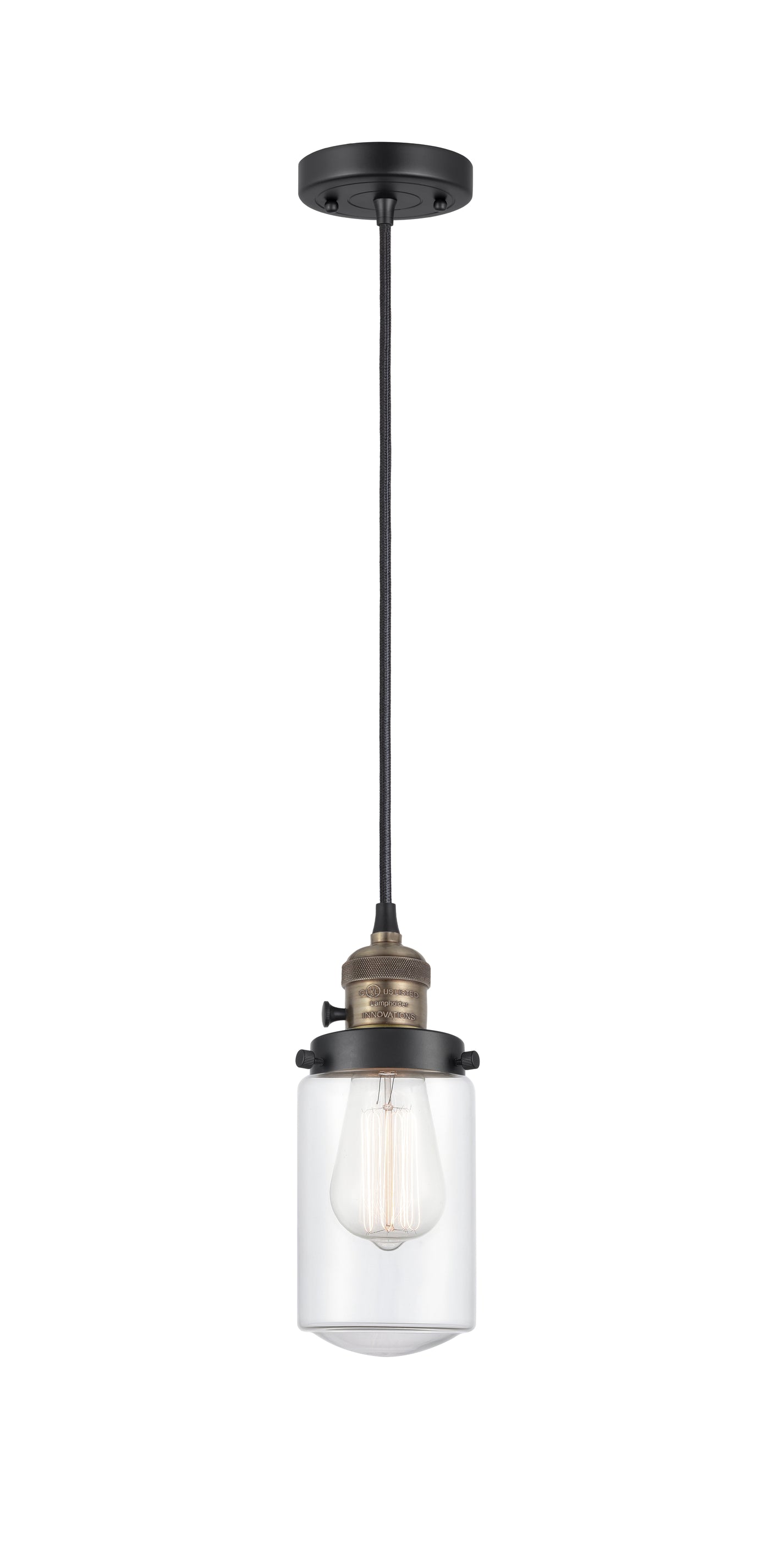 Franklin Restoration Mini Pendant Brass