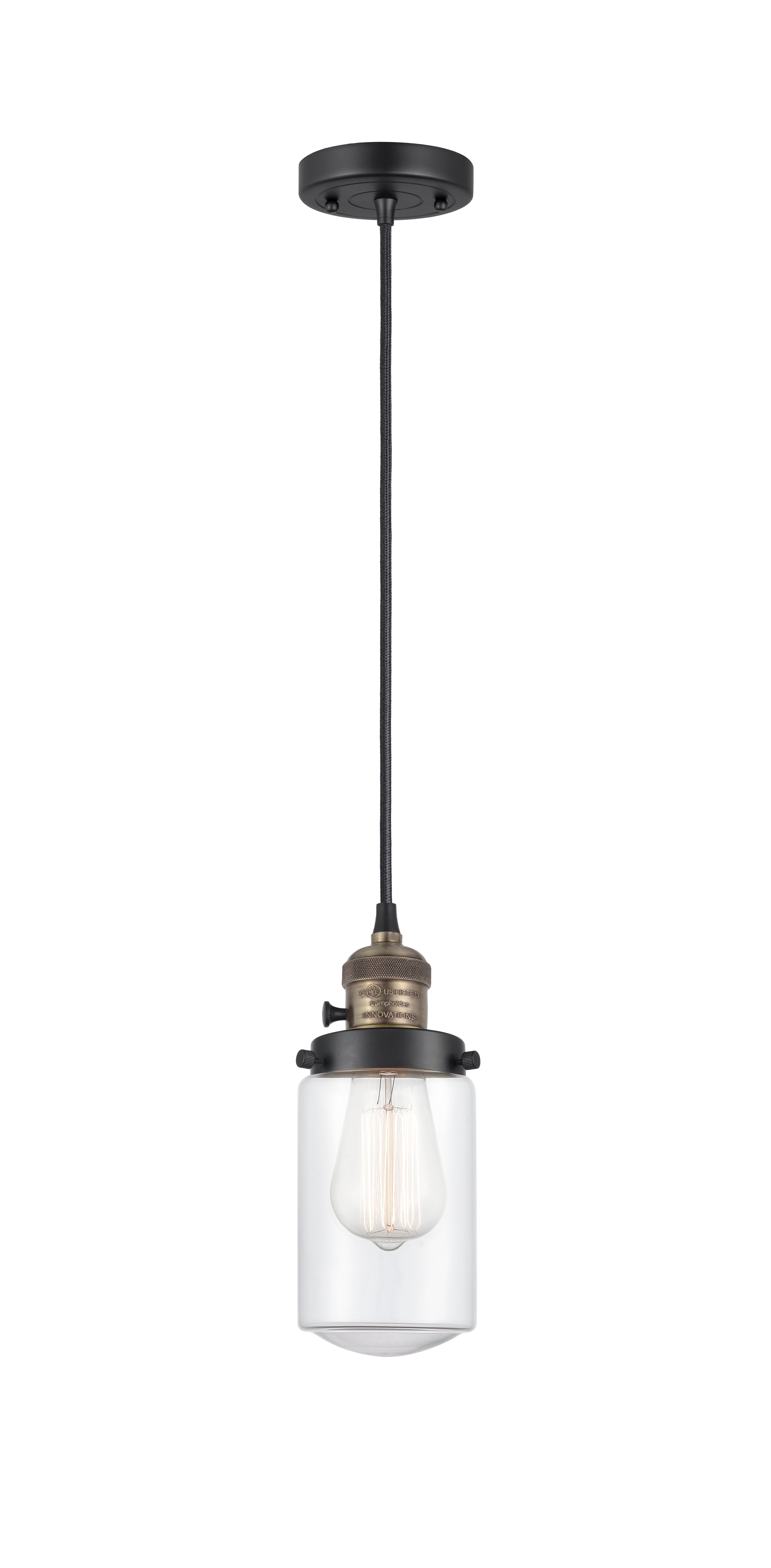 Franklin Restoration Mini Pendant Antique Brass