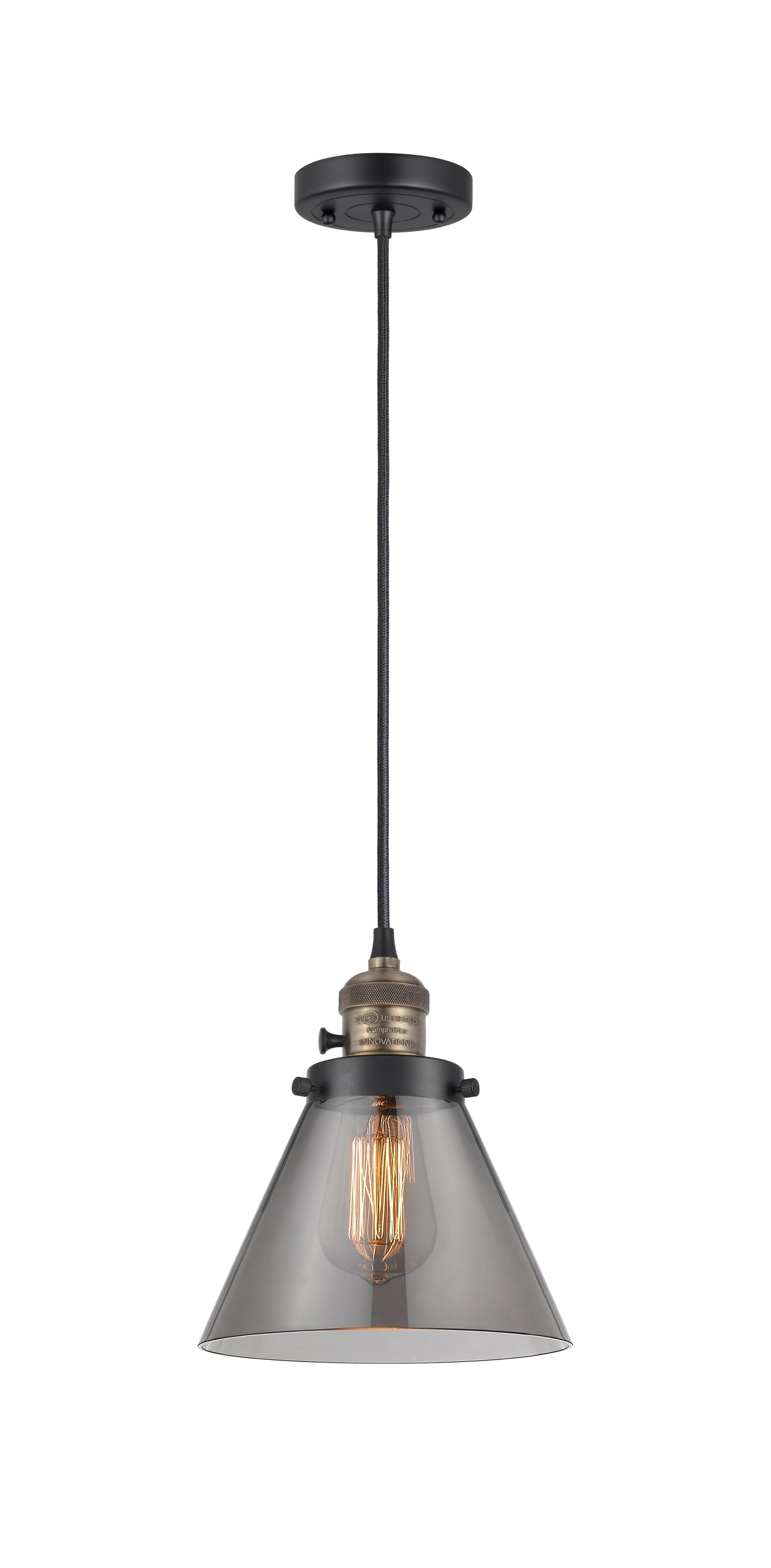 Franklin Restoration Mini Pendant Antique Brass