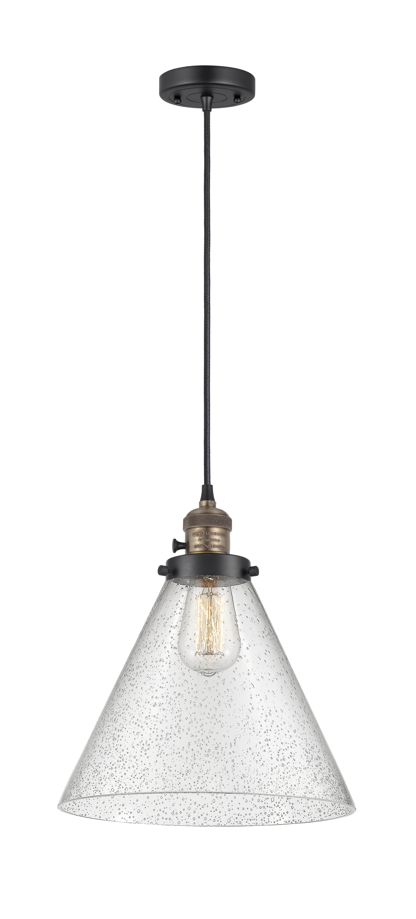 Franklin Restoration Mini Pendant Antique Brass