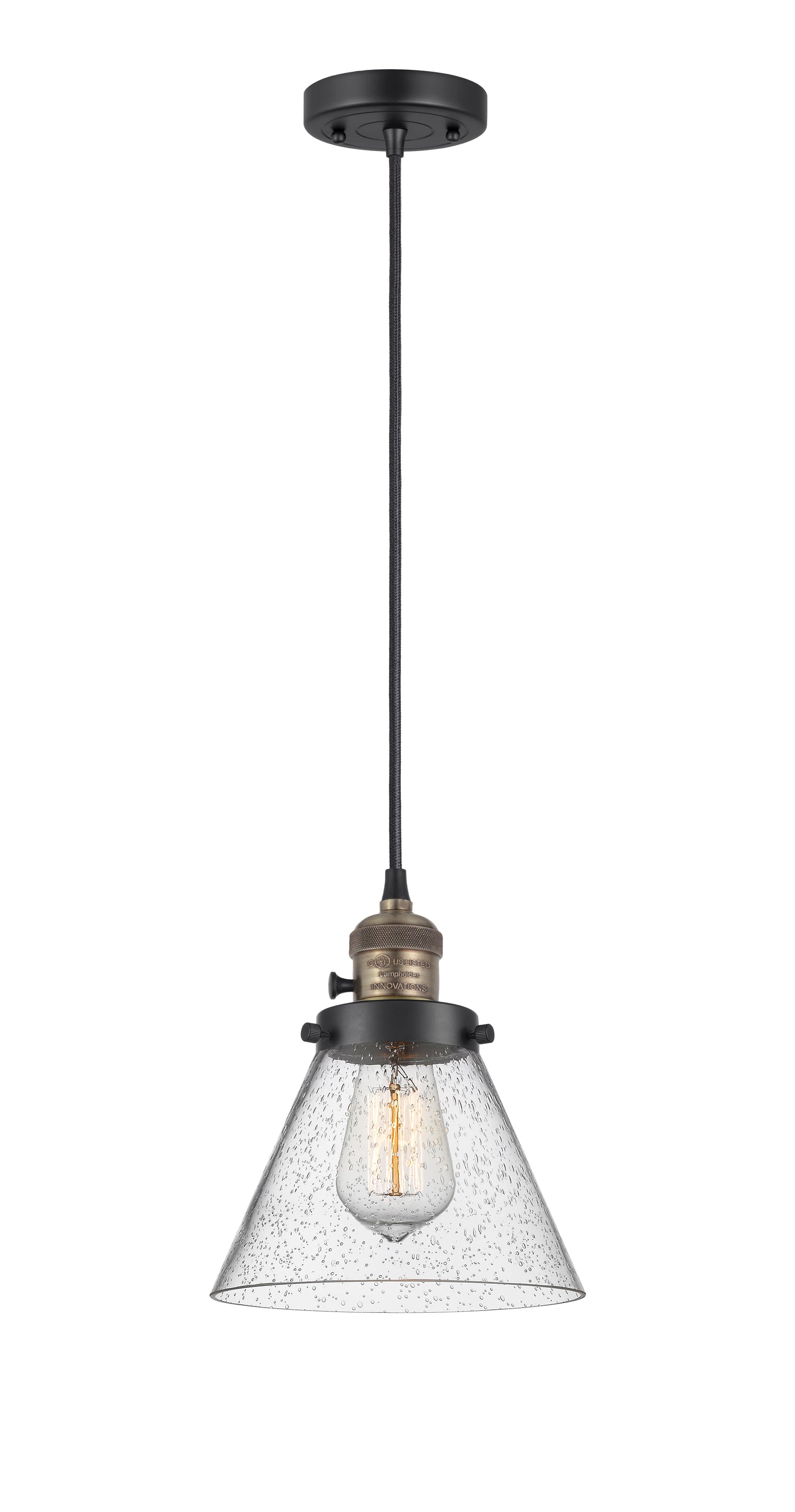 Franklin Restoration Mini Pendant Antique Brass