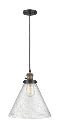 Franklin Restoration Antique Brass Cast Mini Pendant