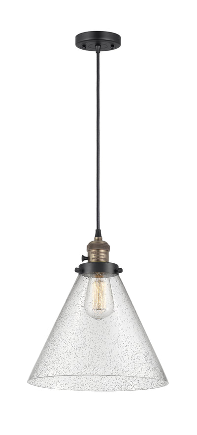 Franklin Restoration Antique Brass Cast Mini Pendant
