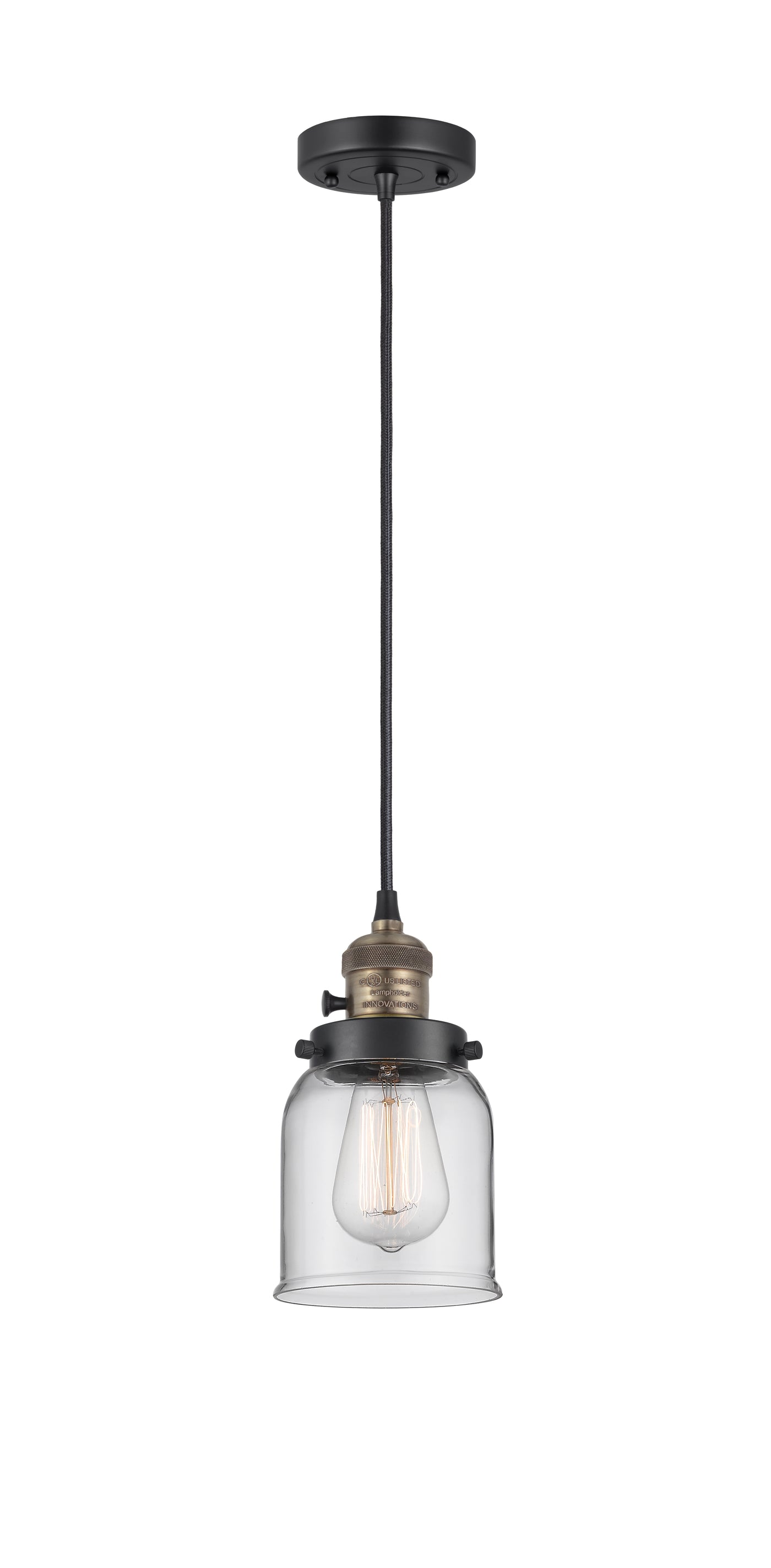 Franklin Restoration Mini Pendant Antique Brass