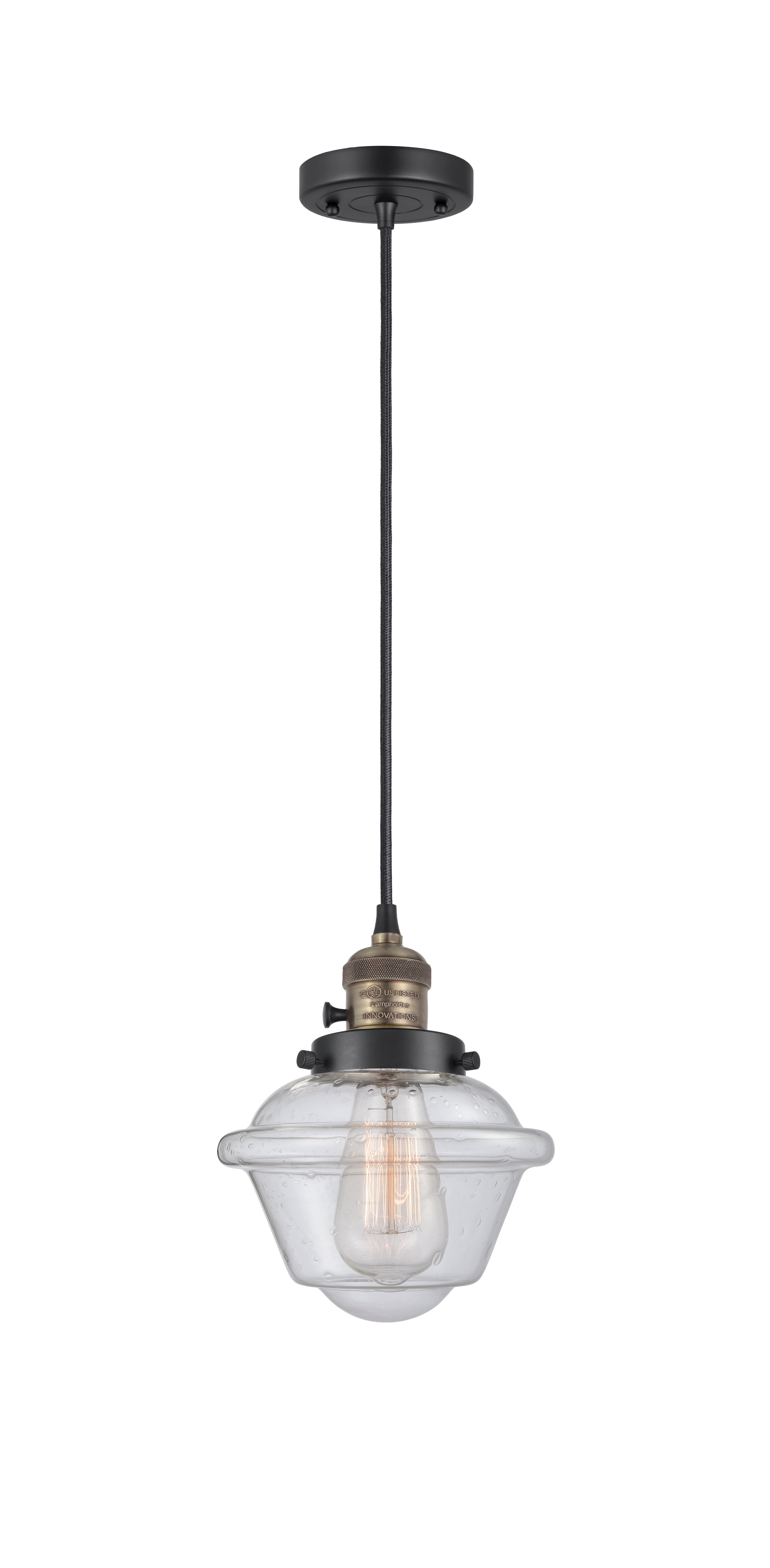 Franklin Restoration Mini Pendant Antique Brass