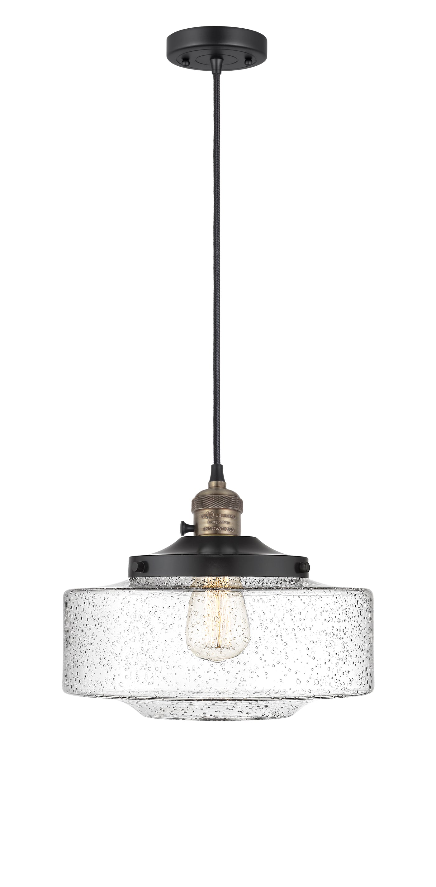 Franklin Restoration Mini Pendant Antique Brass