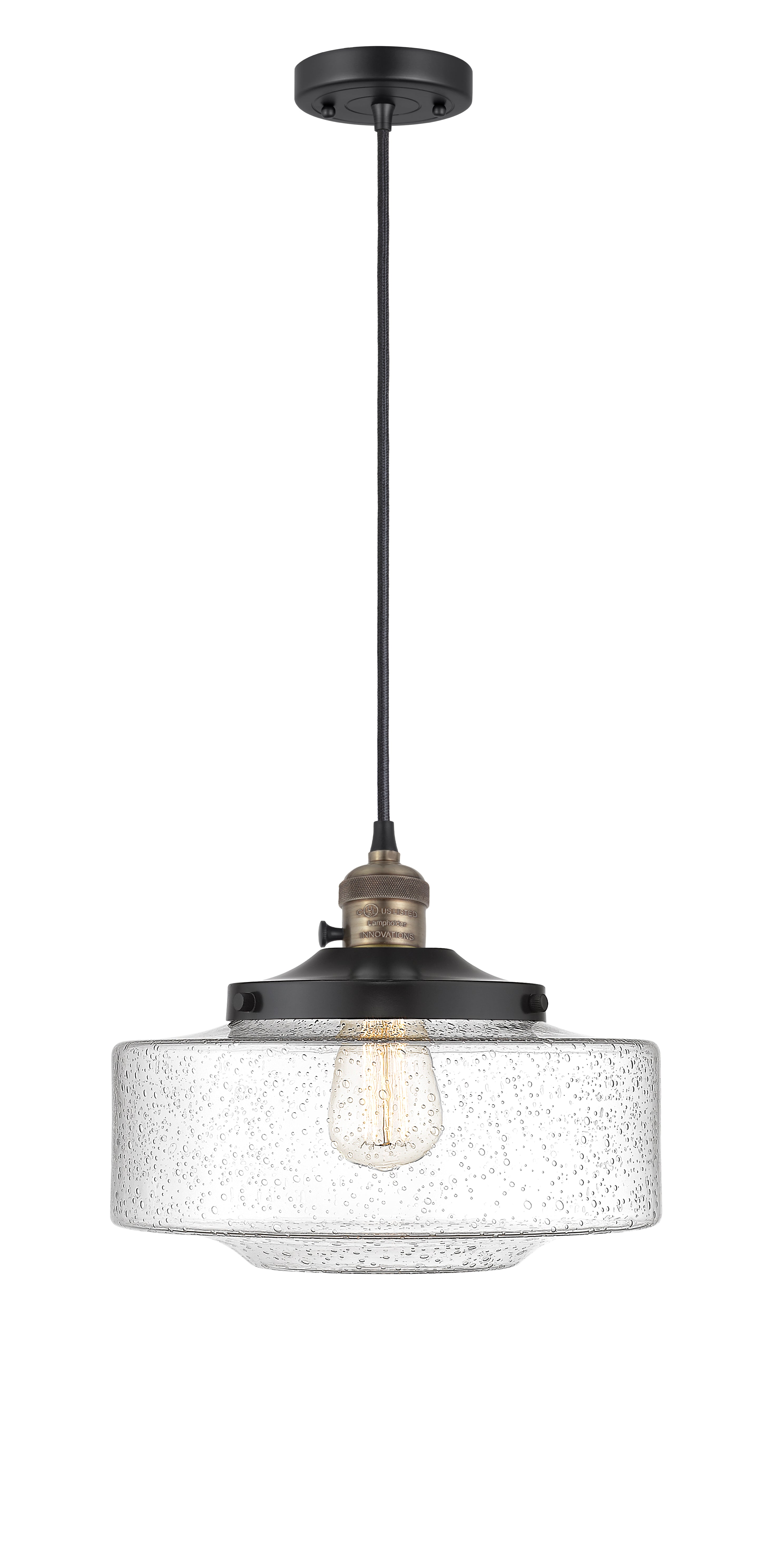 Franklin Restoration Mini Pendant Antique Brass