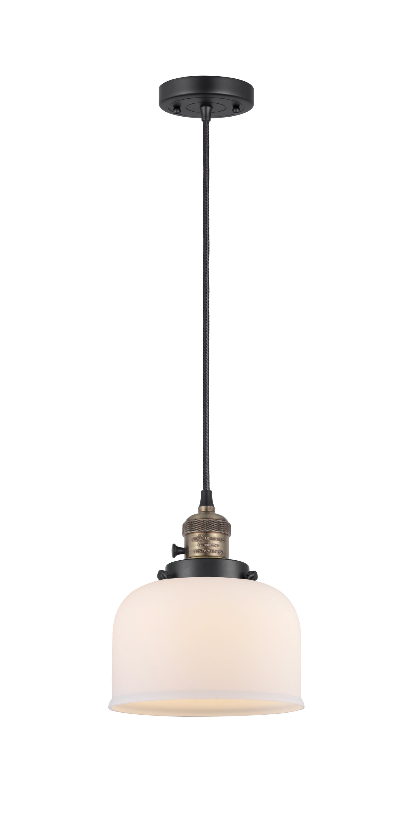 Franklin Restoration Mini Pendant Antique Brass