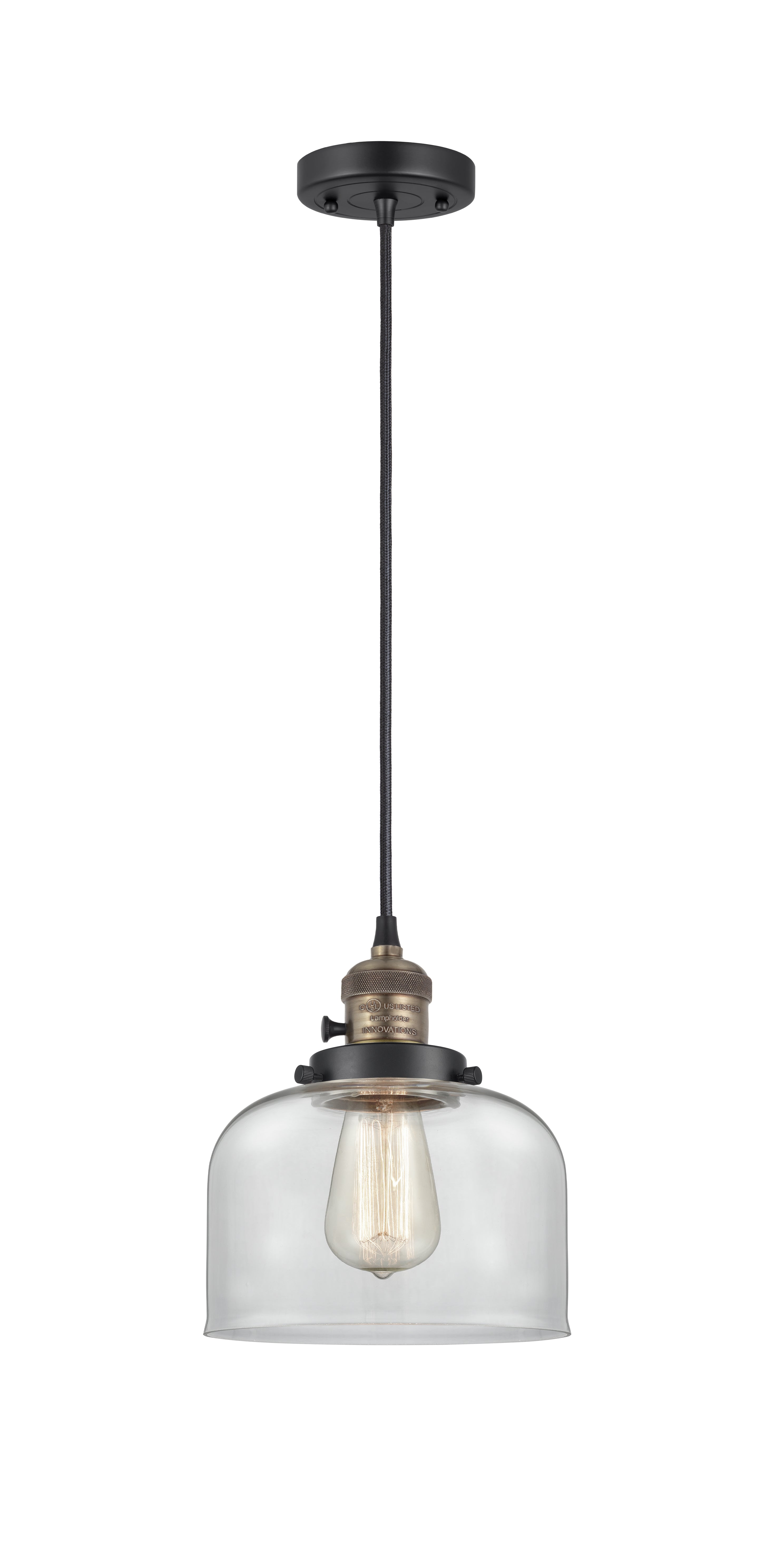 Franklin Restoration Mini Pendant Antique Brass