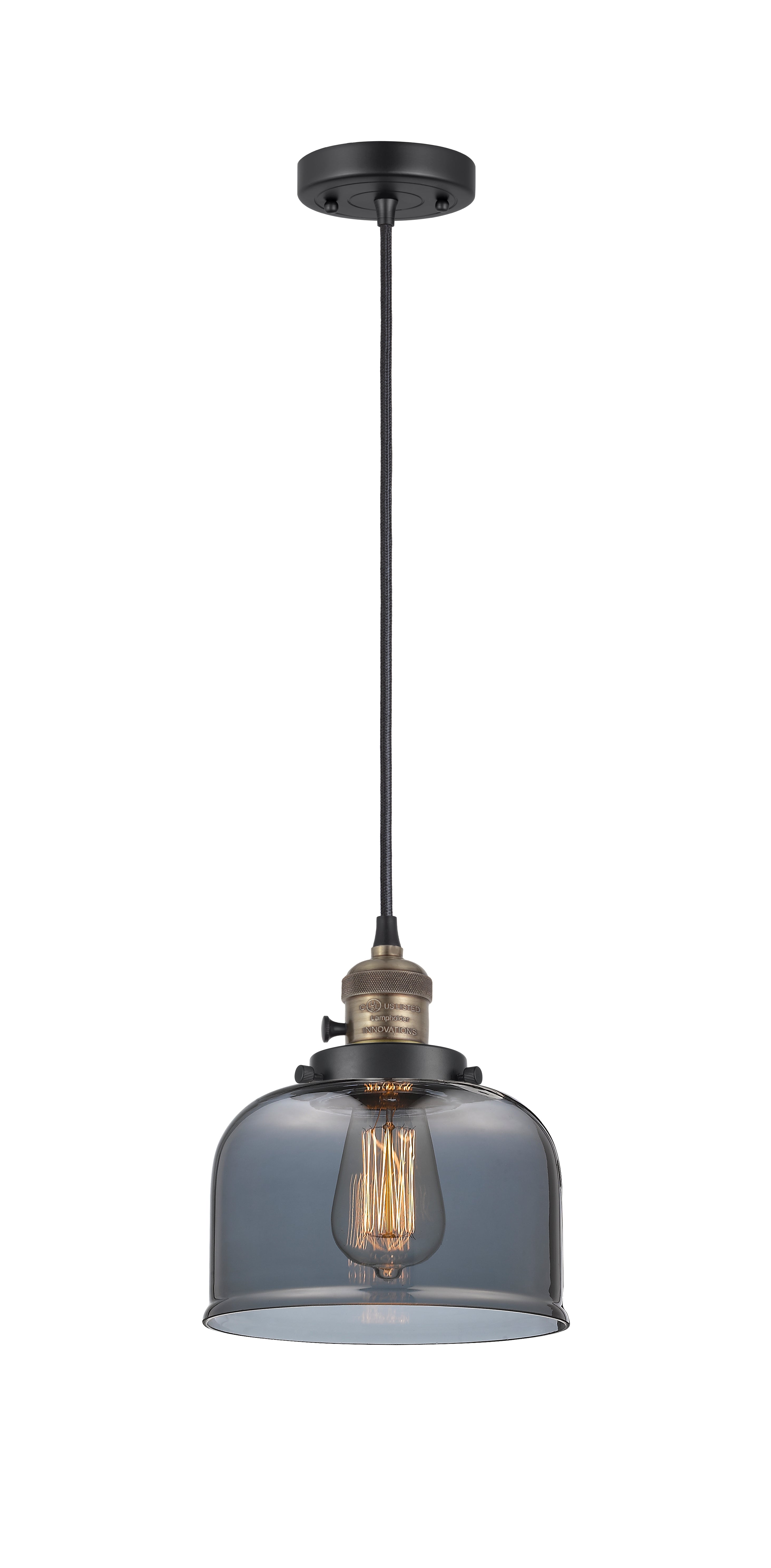 Franklin Restoration Mini Pendant Antique Brass