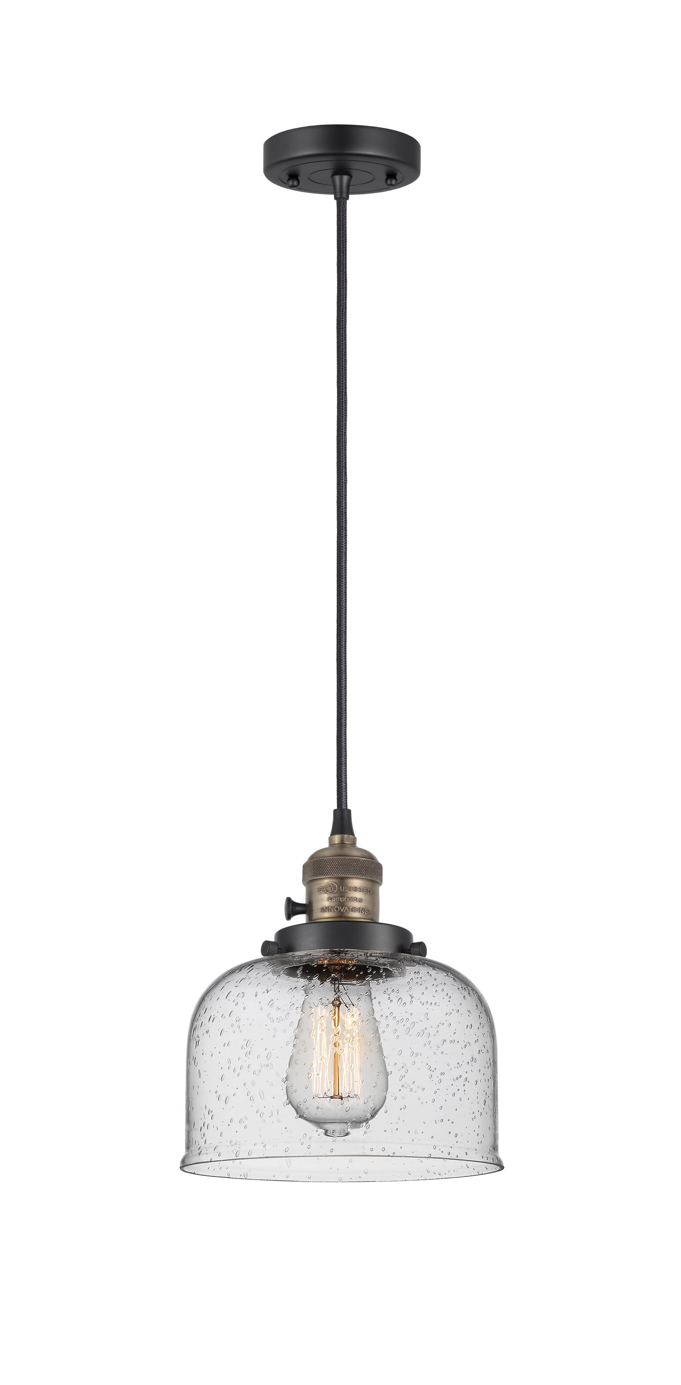 Franklin Restoration Mini Pendant Antique Brass