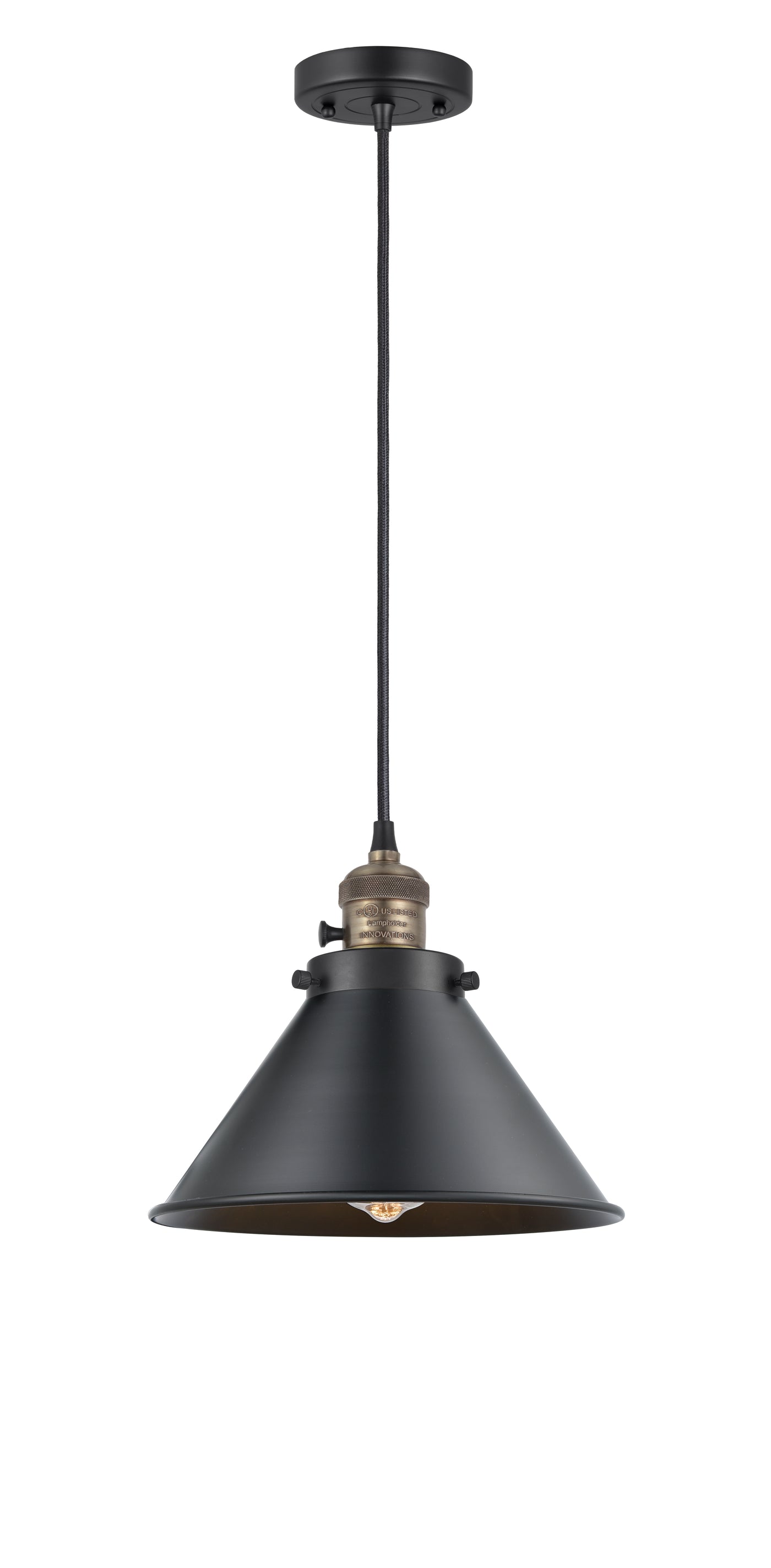Franklin Restoration Antique Brass Mini Pendant
