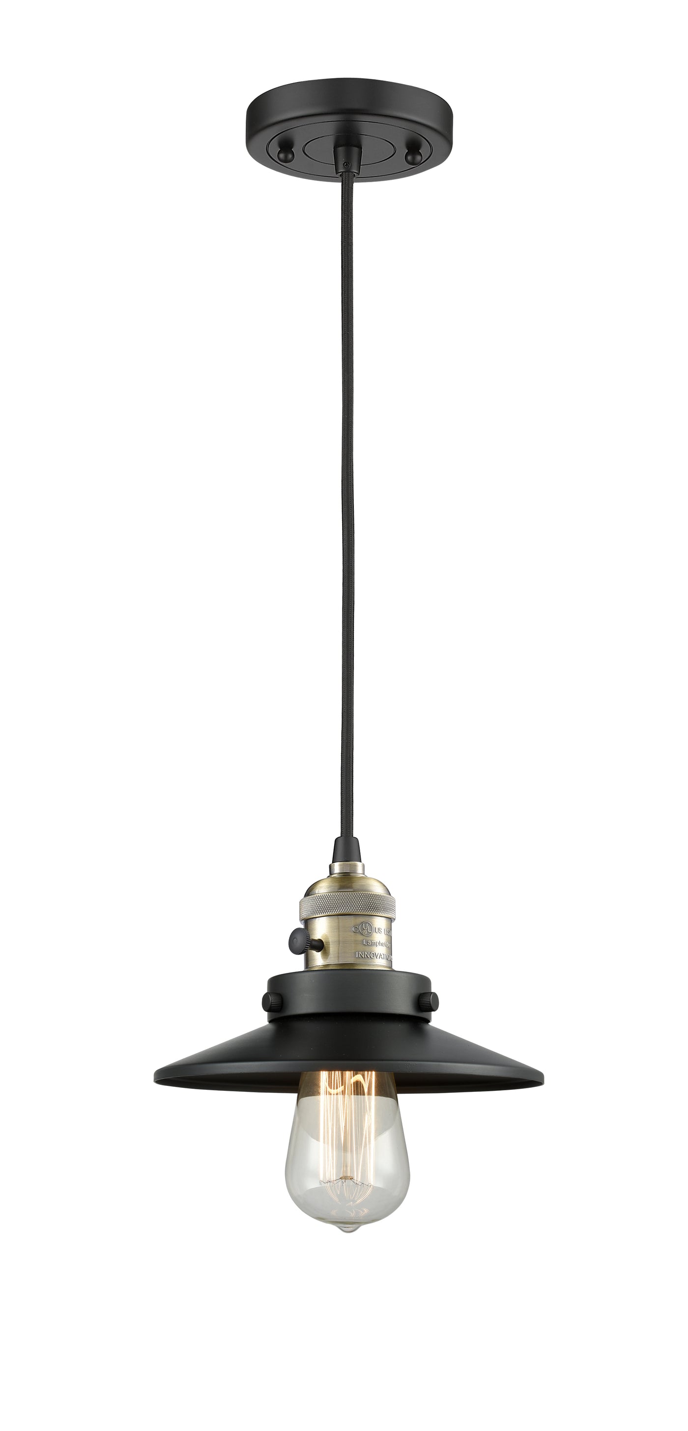 Franklin Restoration Mini Pendant Antique Brass
