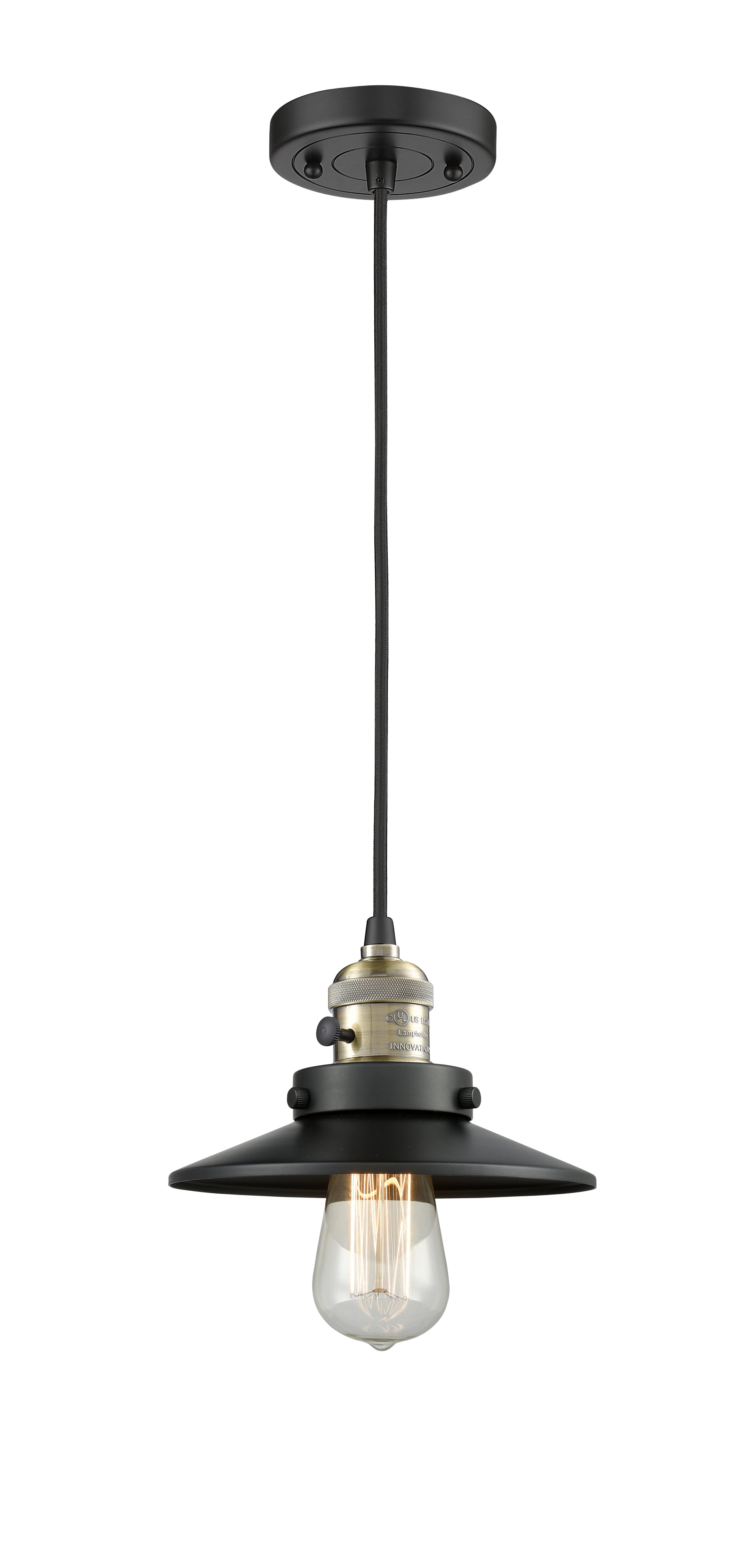 Franklin Restoration Mini Pendant Antique Brass
