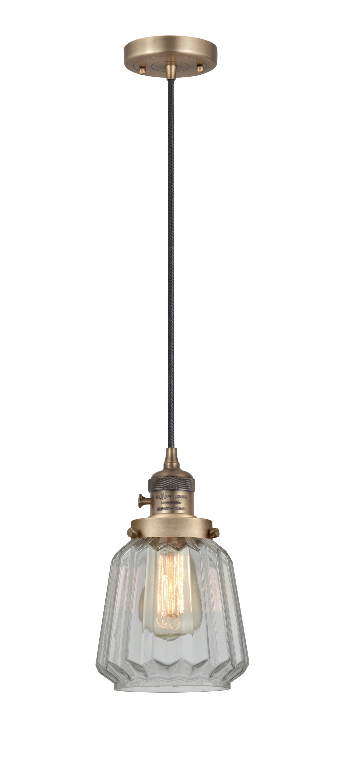Franklin Restoration Mini Pendant Antique Brass