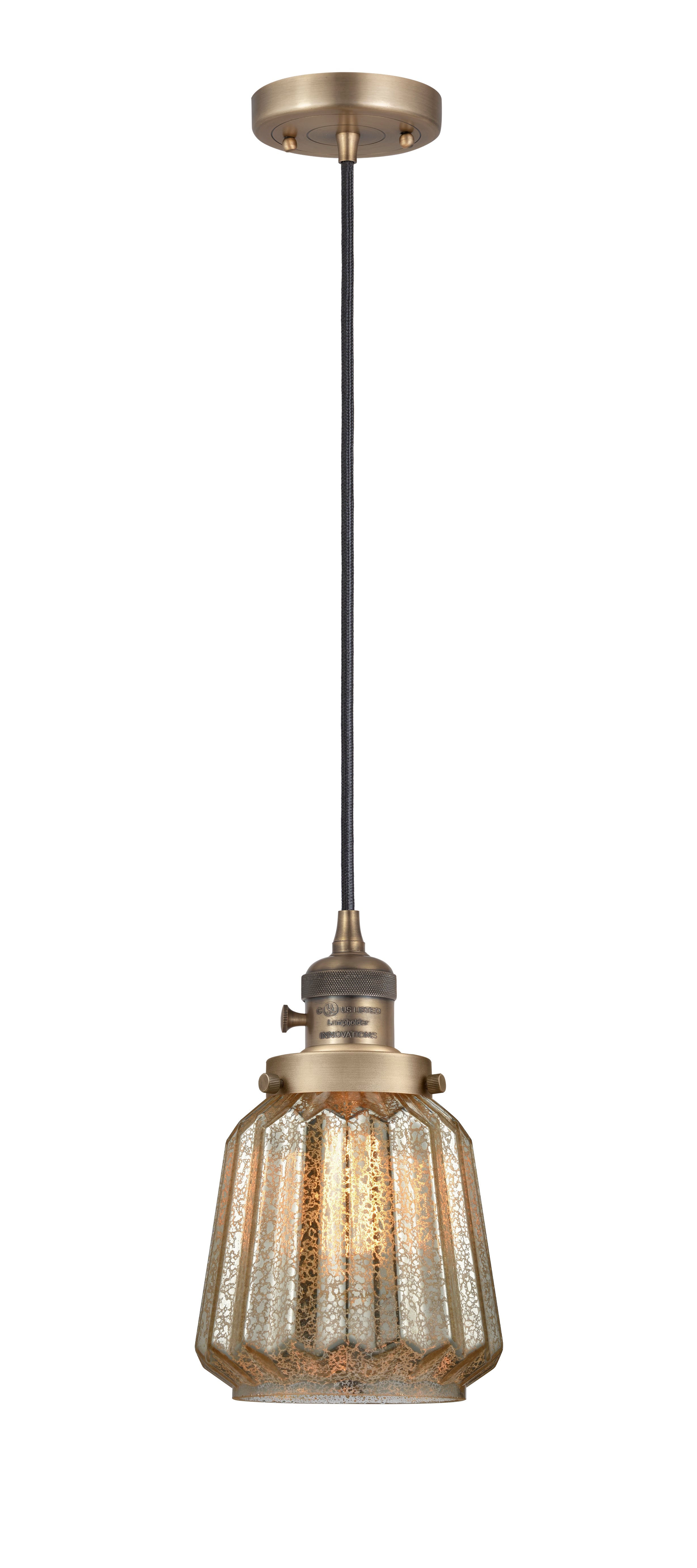 Franklin Restoration Pendant Antique Brass