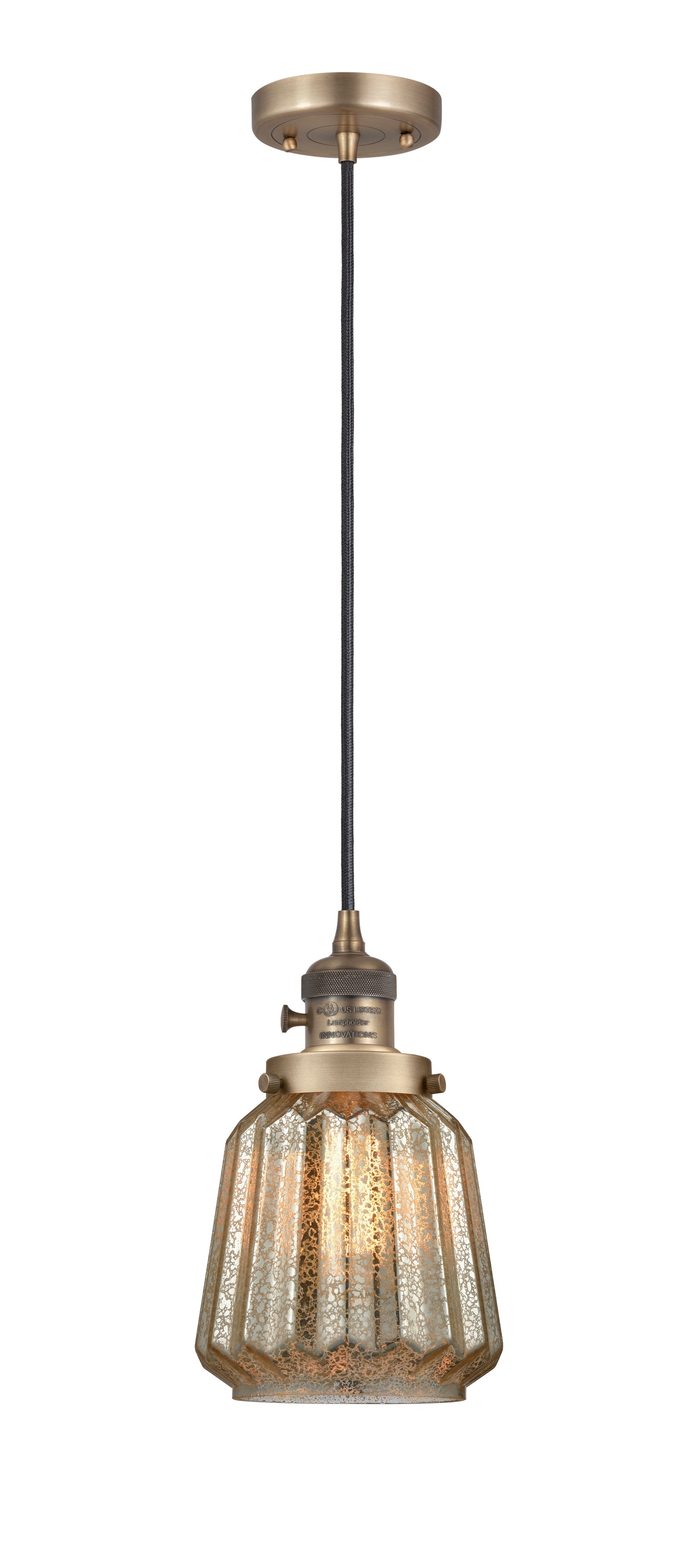 Franklin Restoration Mini Pendant Antique Brass