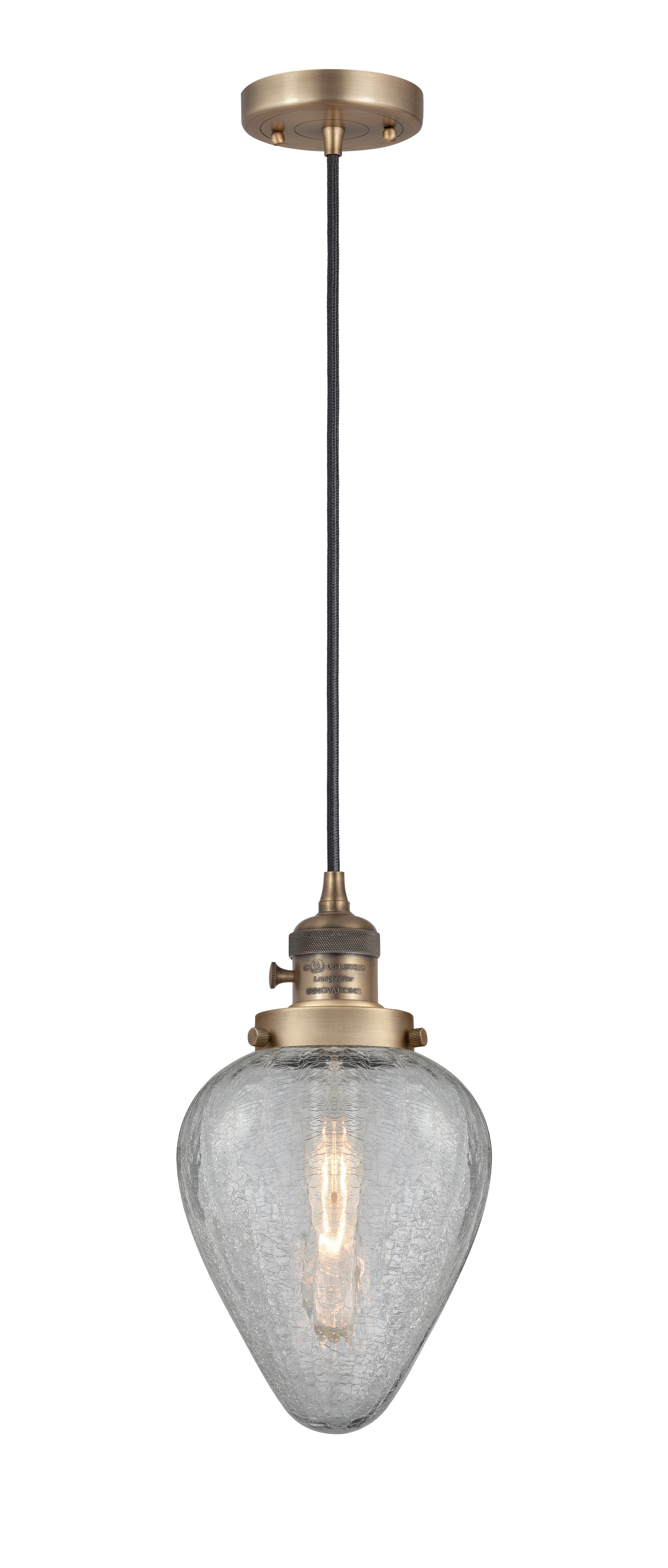 Franklin Restoration Mini Pendant Antique Brass