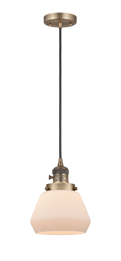 Franklin Restoration Mini Pendant Antique Brass