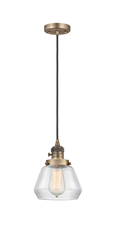 Franklin Restoration Mini Pendant Antique Brass