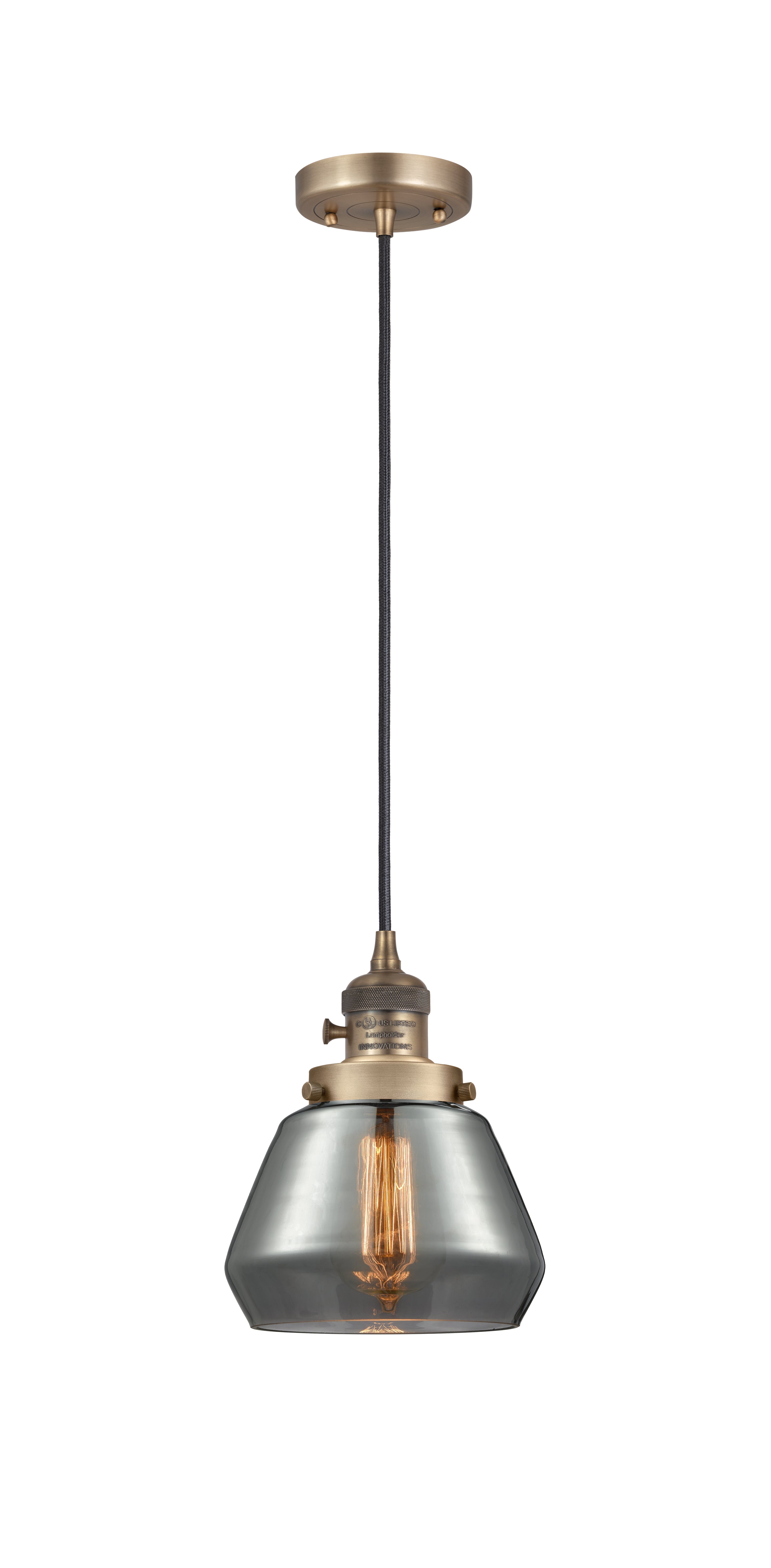 Franklin Restoration Mini Pendant Antique Brass