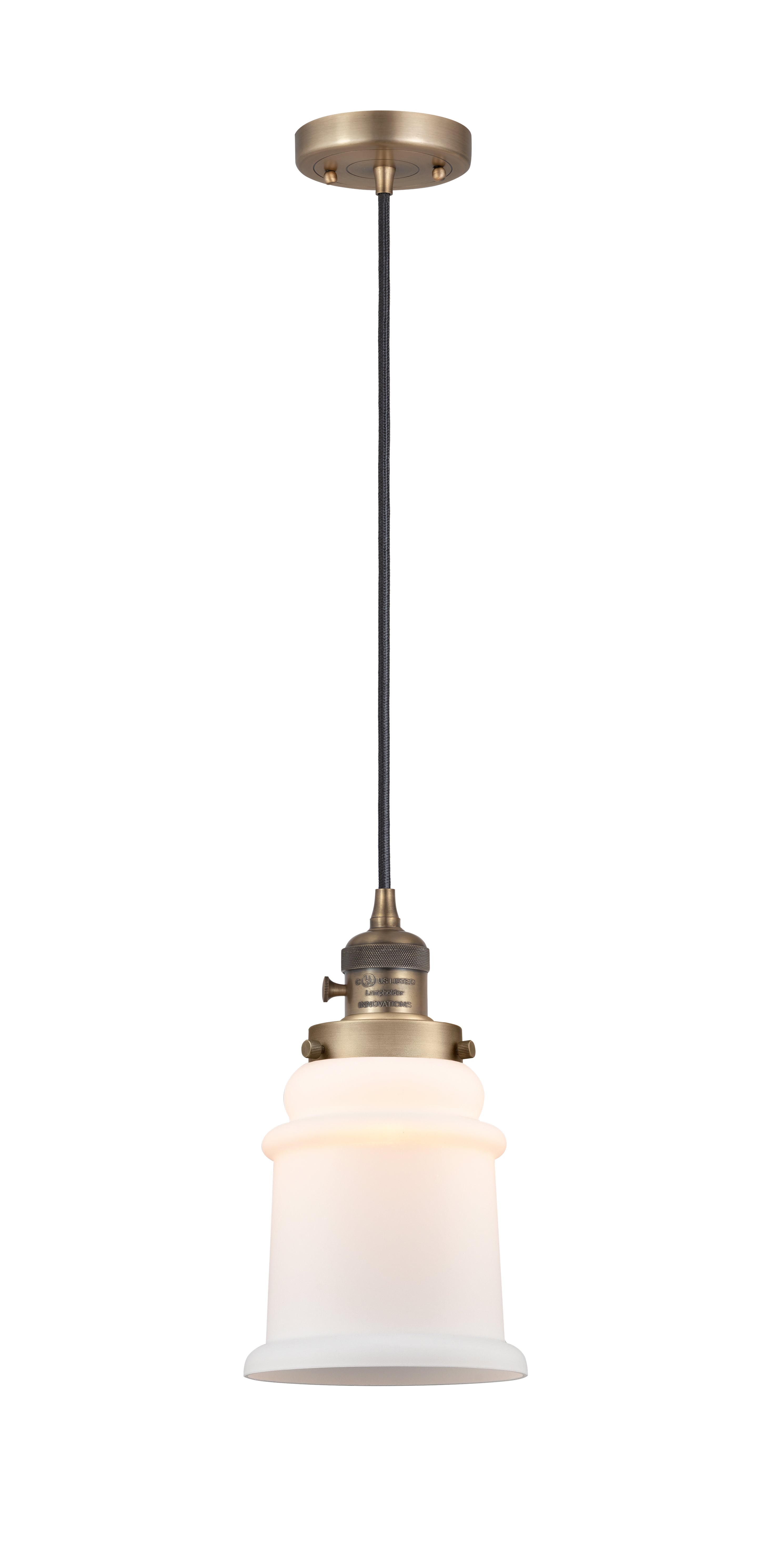 Franklin Restoration Mini Pendant Brass