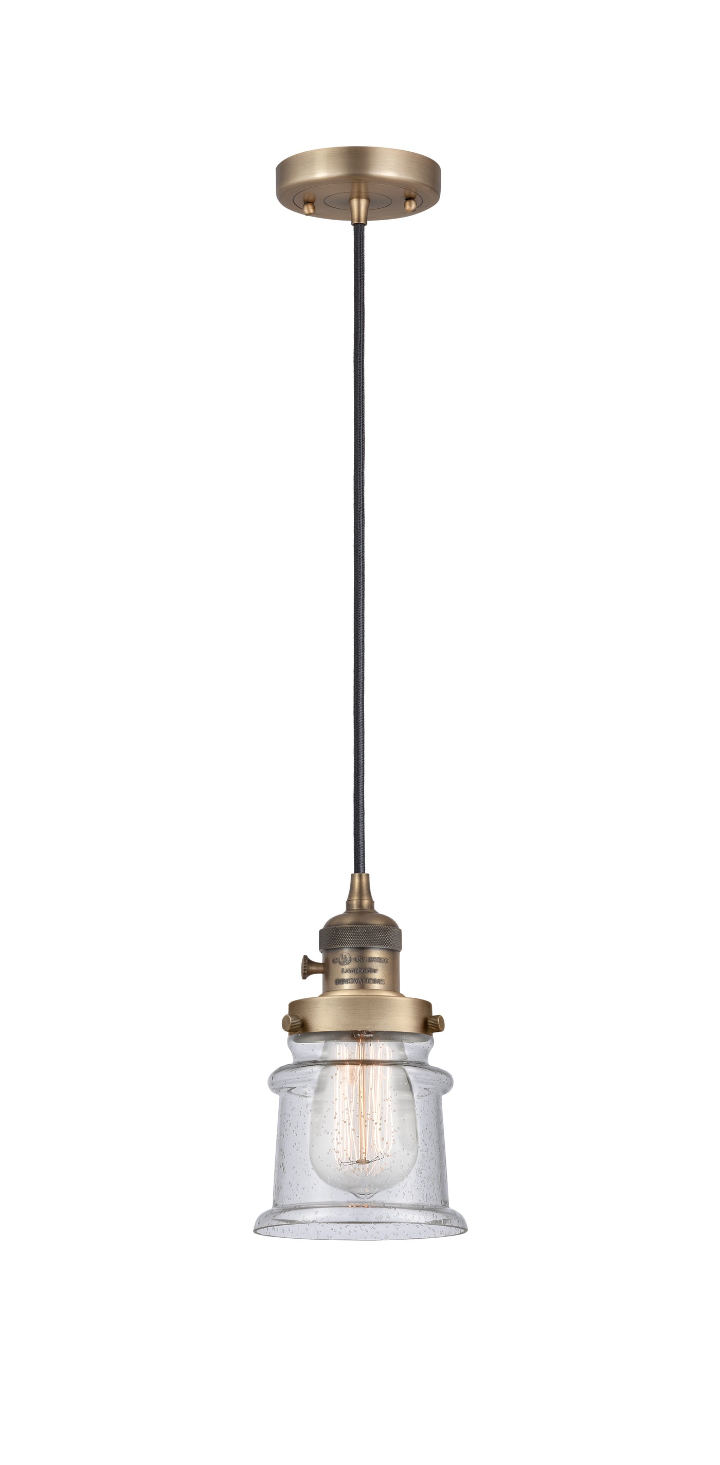 Franklin Restoration Mini Pendant Cast Brass