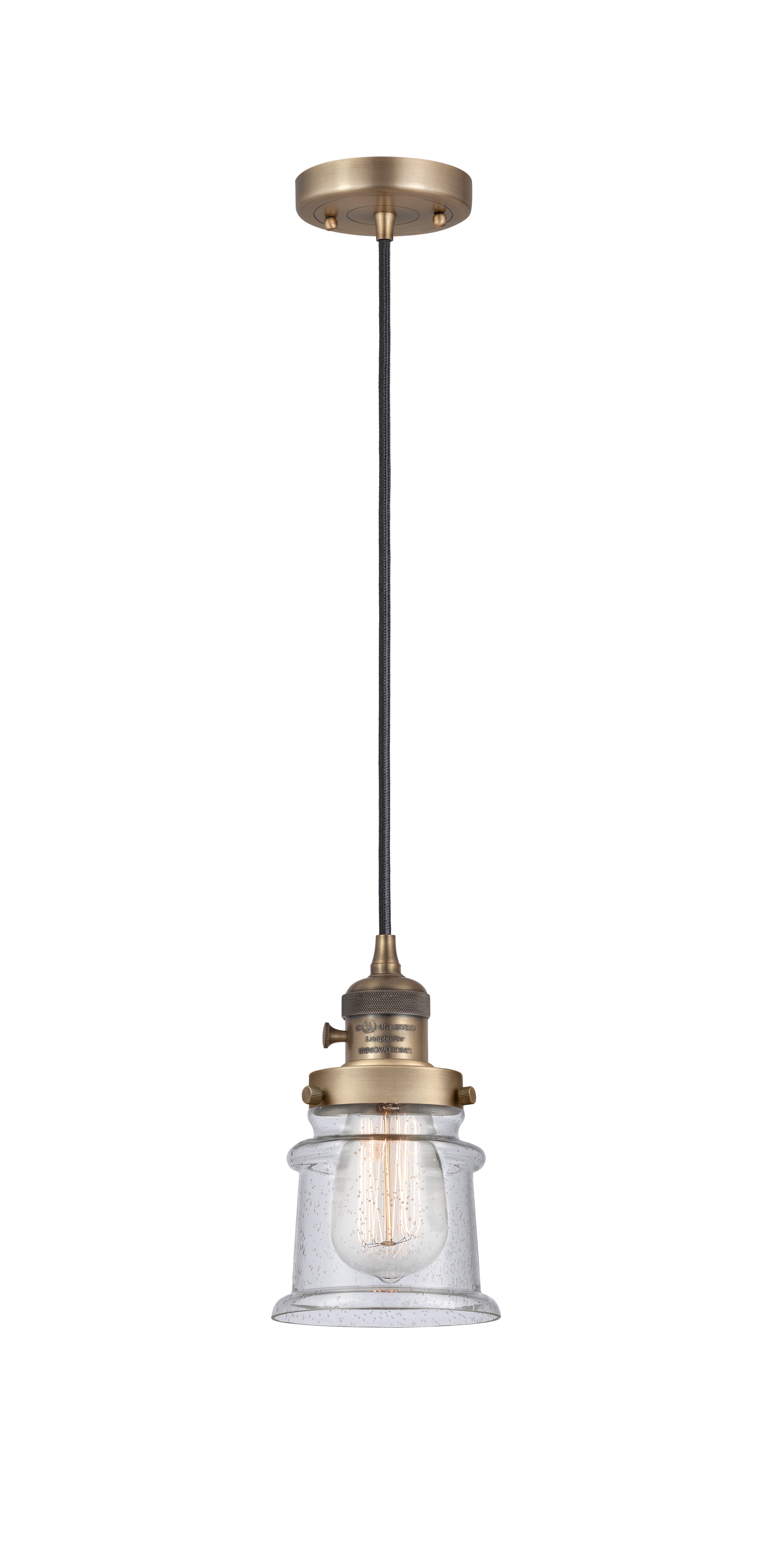Franklin Restoration Mini Pendant Cast Brass