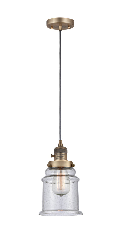 Franklin Restoration Mini Pendant Antique Brass