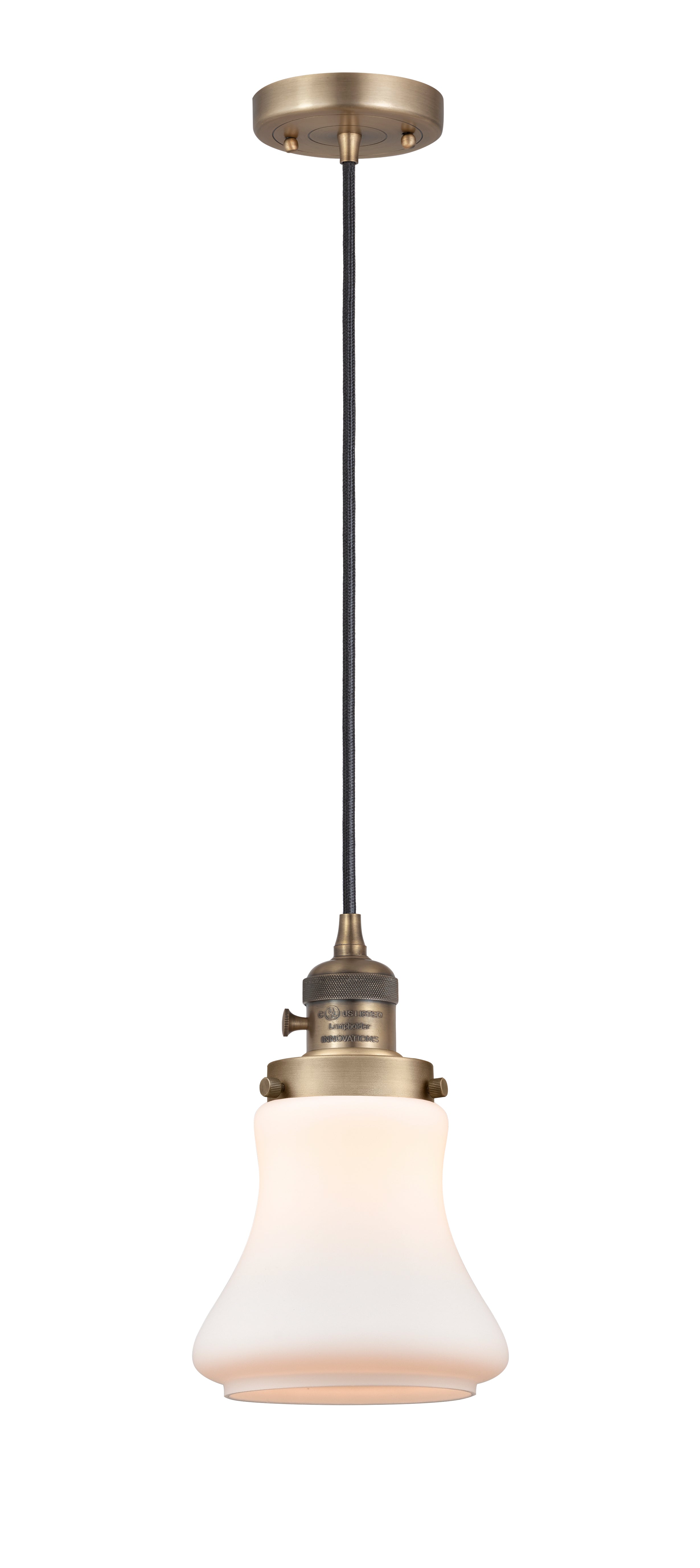 Franklin Restoration Mini Pendant Brass
