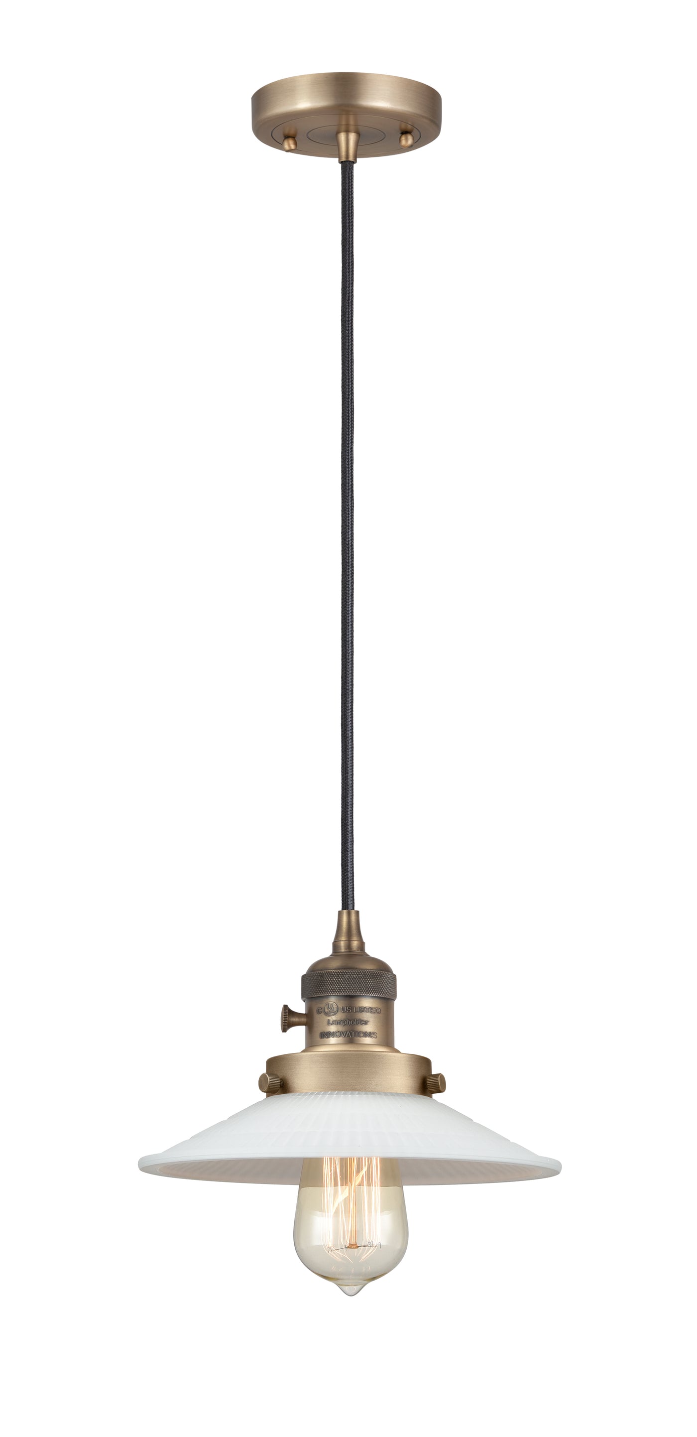 Franklin Restoration Mini Pendant Antique Brass