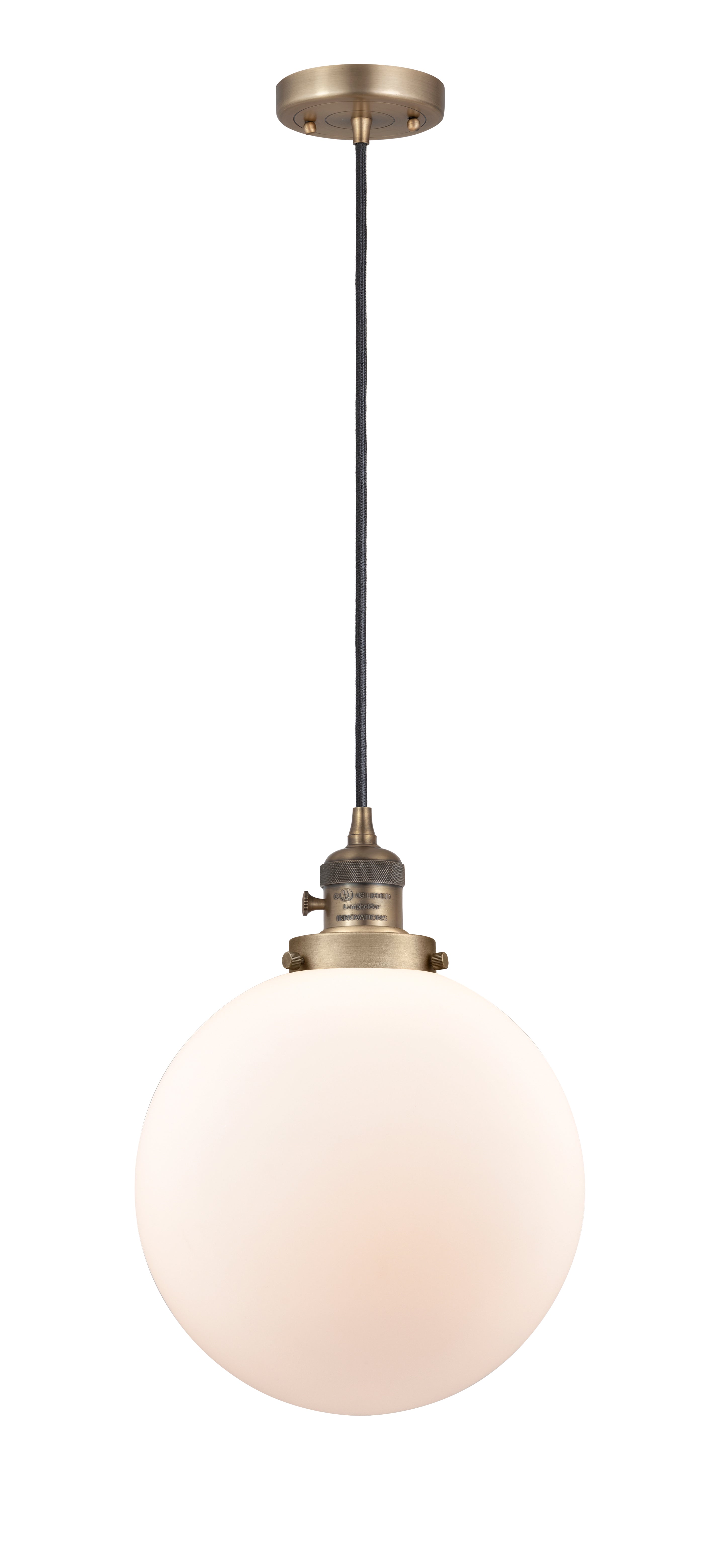 Franklin Restoration Mini Pendant Cast Brass