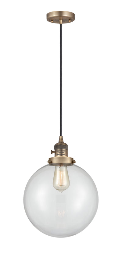 Franklin Restoration Mini Pendant Antique Brass