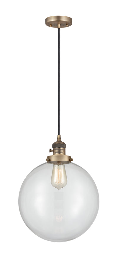 Franklin Restoration Mini Pendant Antique Brass